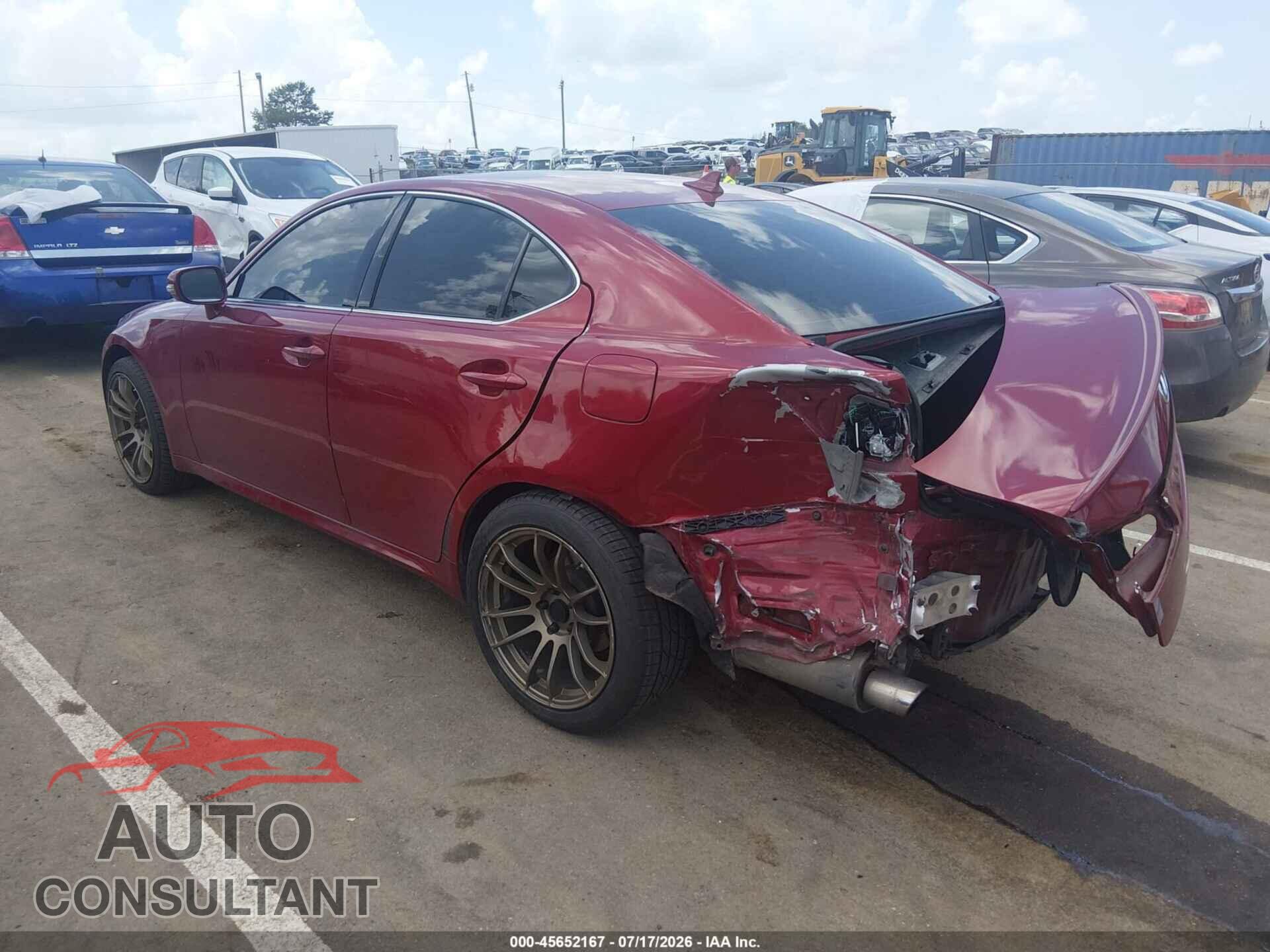 LEXUS IS 250 2012 - JTHBF5C28C5161249