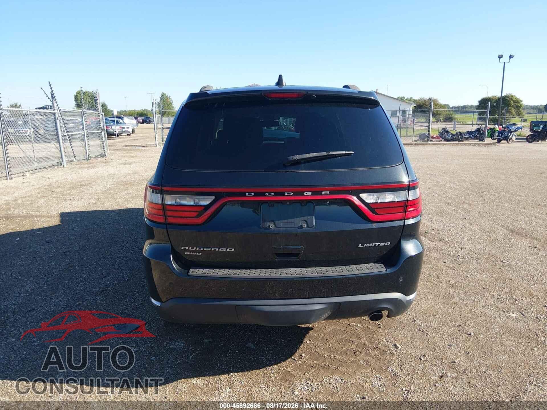 DODGE DURANGO 2016 - 1C4RDJDG4GC467312
