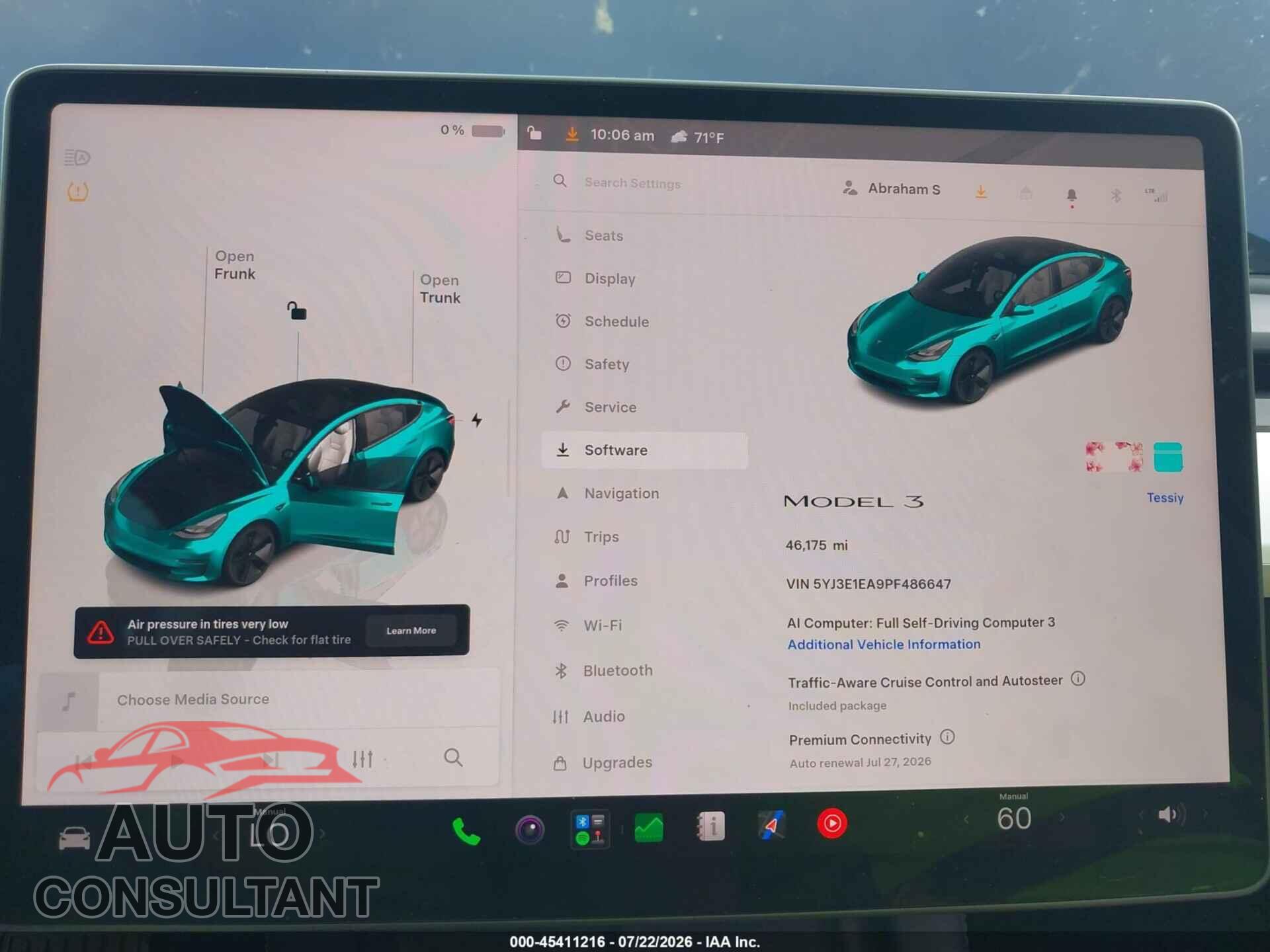 TESLA MODEL 3 2023 - 5YJ3E1EA9PF486647