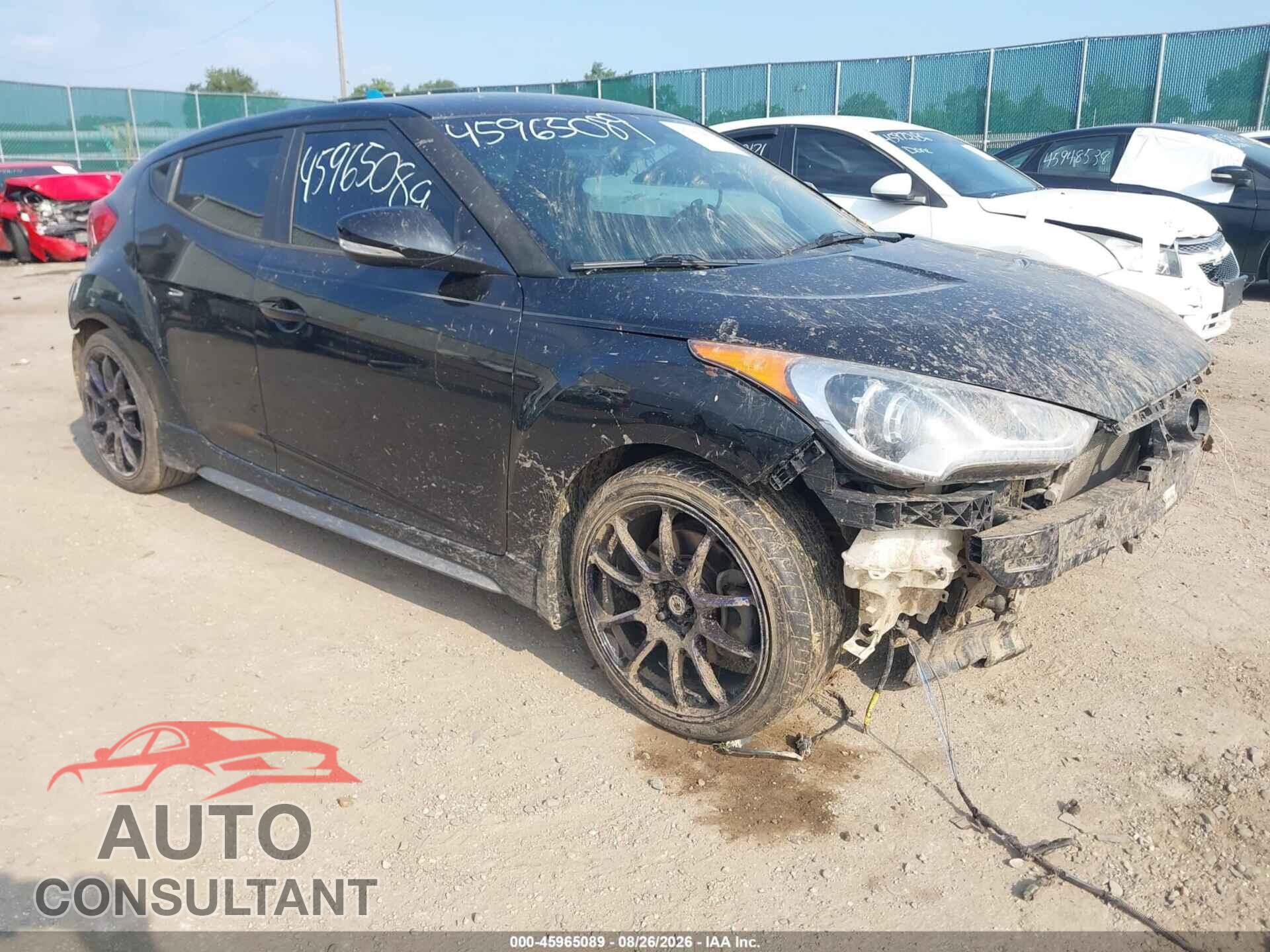 HYUNDAI VELOSTER 2013 - KMHTC6AE2DU174258