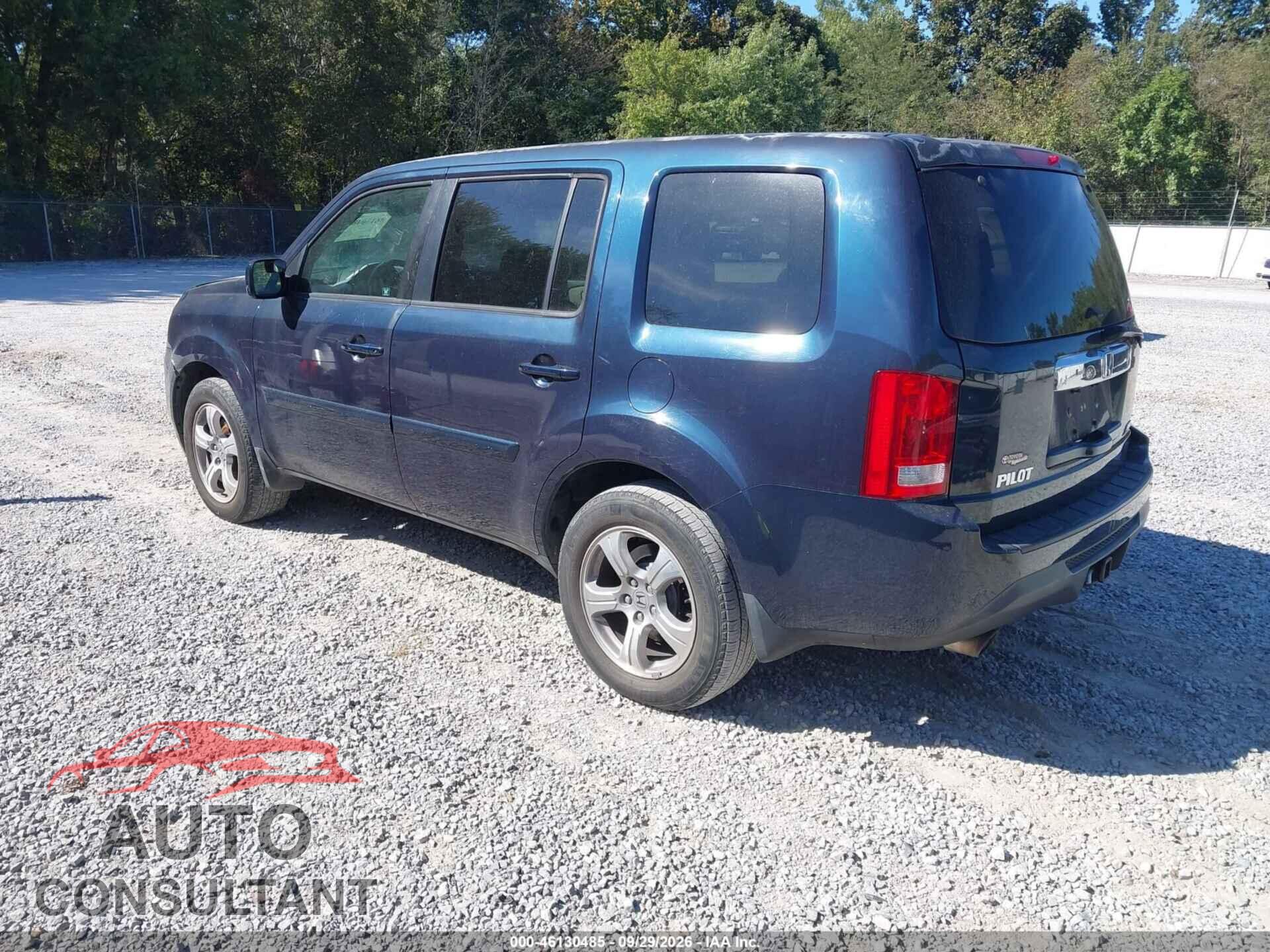 HONDA PILOT 2012 - 5FNYF4H52CB079010