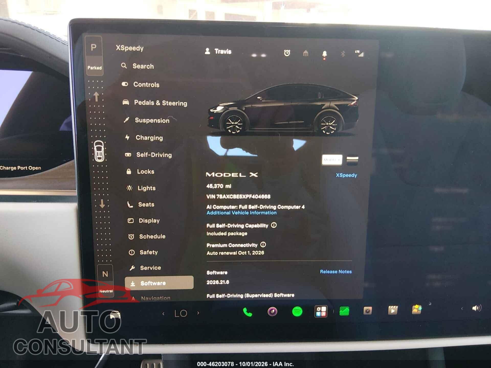 TESLA MODEL X 2023 - 7SAXCBE5XPF404668