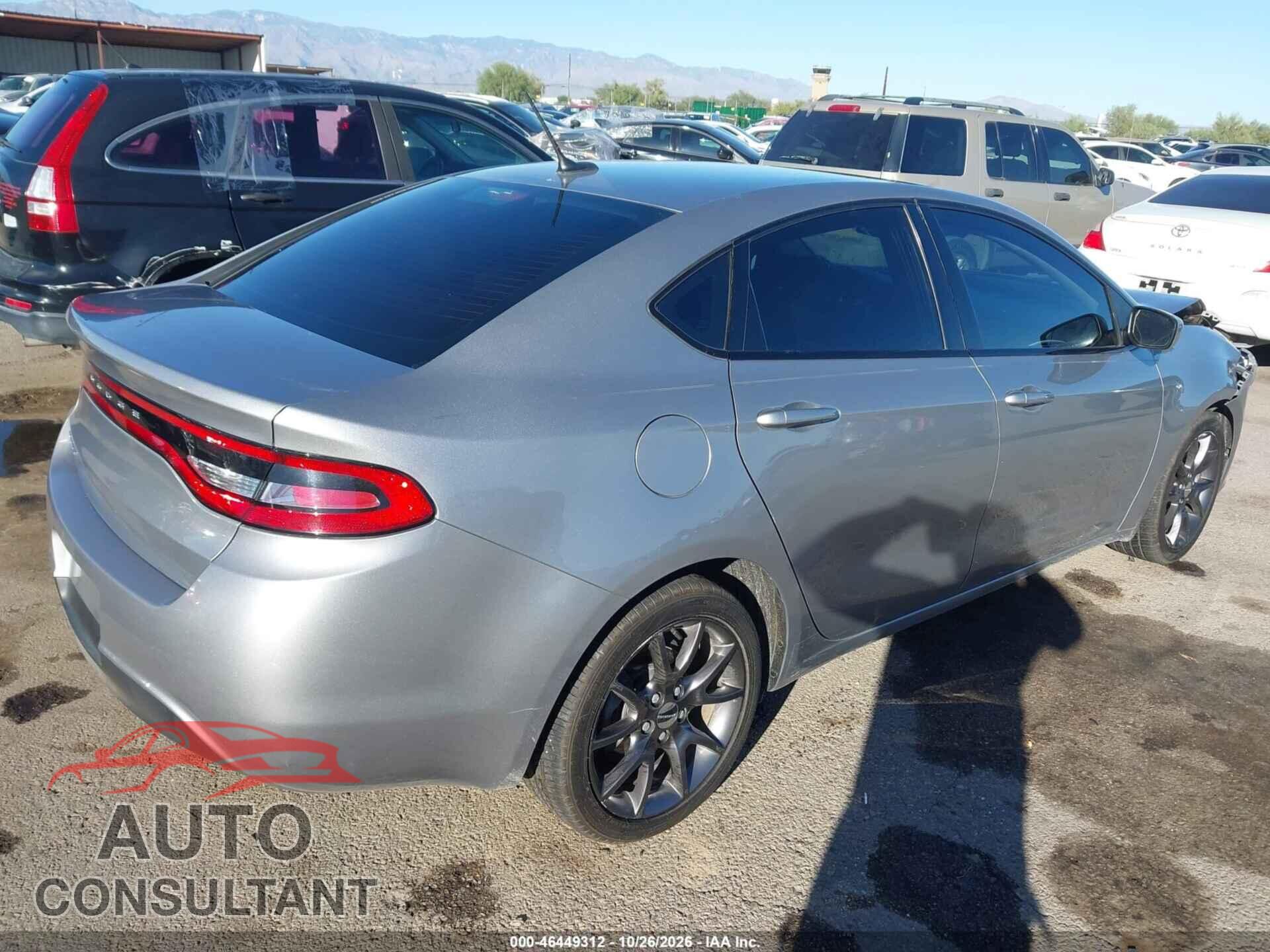 DODGE DART 2015 - 1C3CDFAA1FD432324