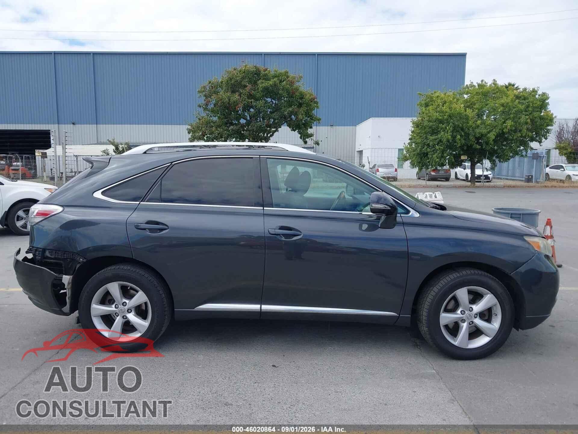 LEXUS RX 350 2011 - 2T2BK1BA9BC101475