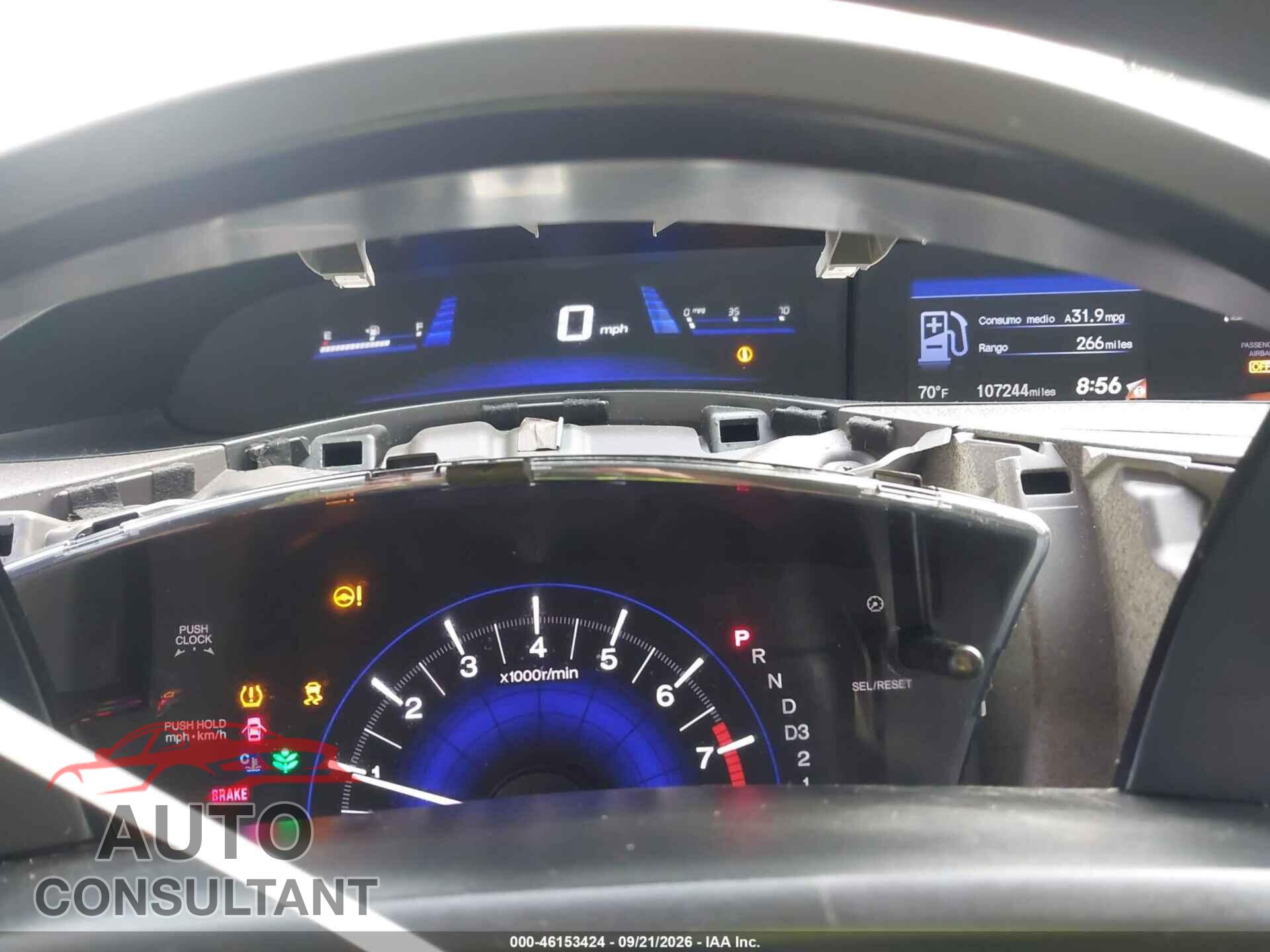 HONDA CIVIC 2012 - 2HGFB2F82CH607676
