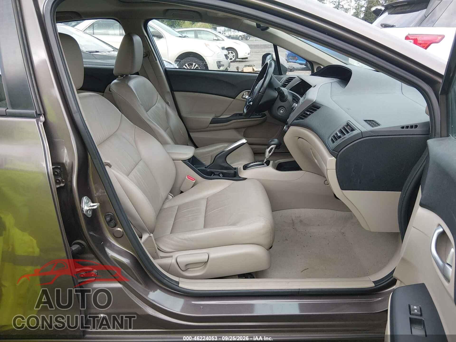 HONDA CIVIC 2012 - 2HGFB2F90CH550144