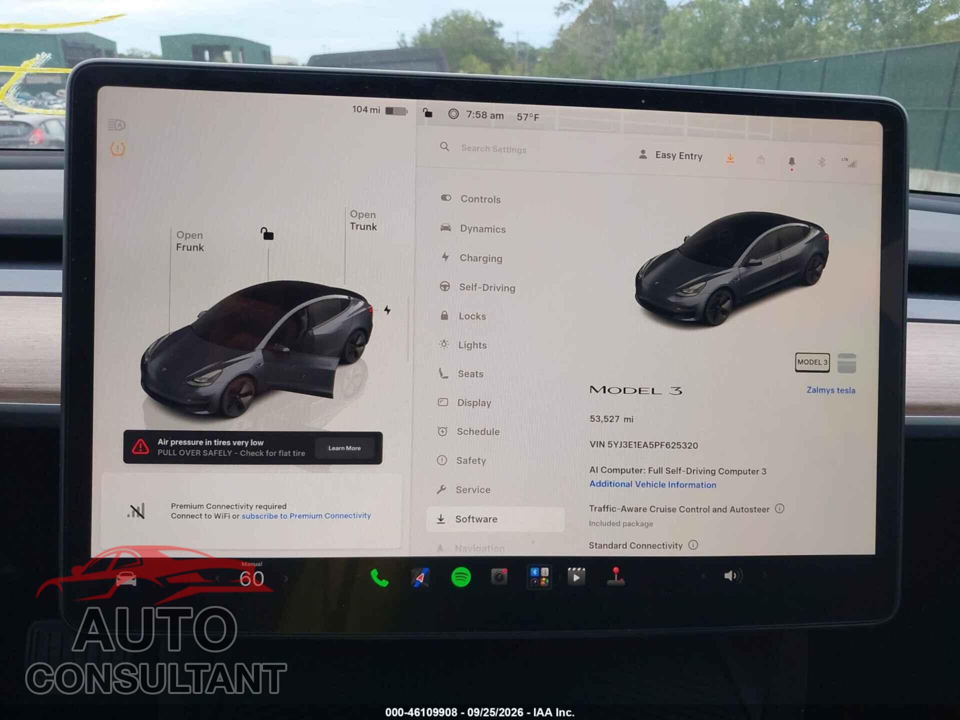 TESLA MODEL 3 2023 - 5YJ3E1EA5PF625320