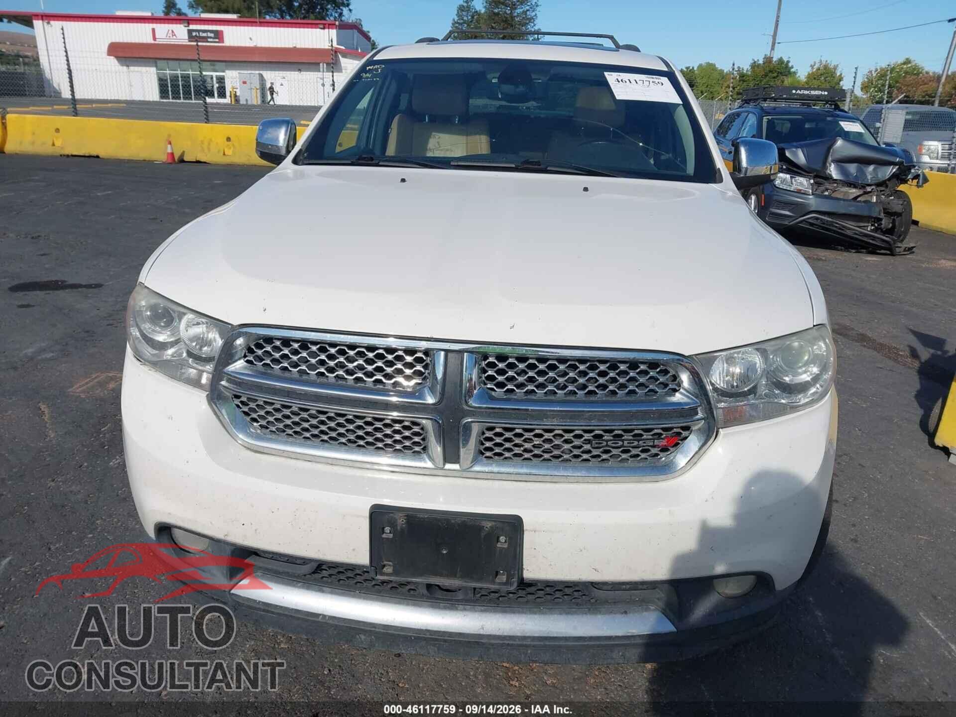 DODGE DURANGO 2012 - 1C4RDJEG7CC361476