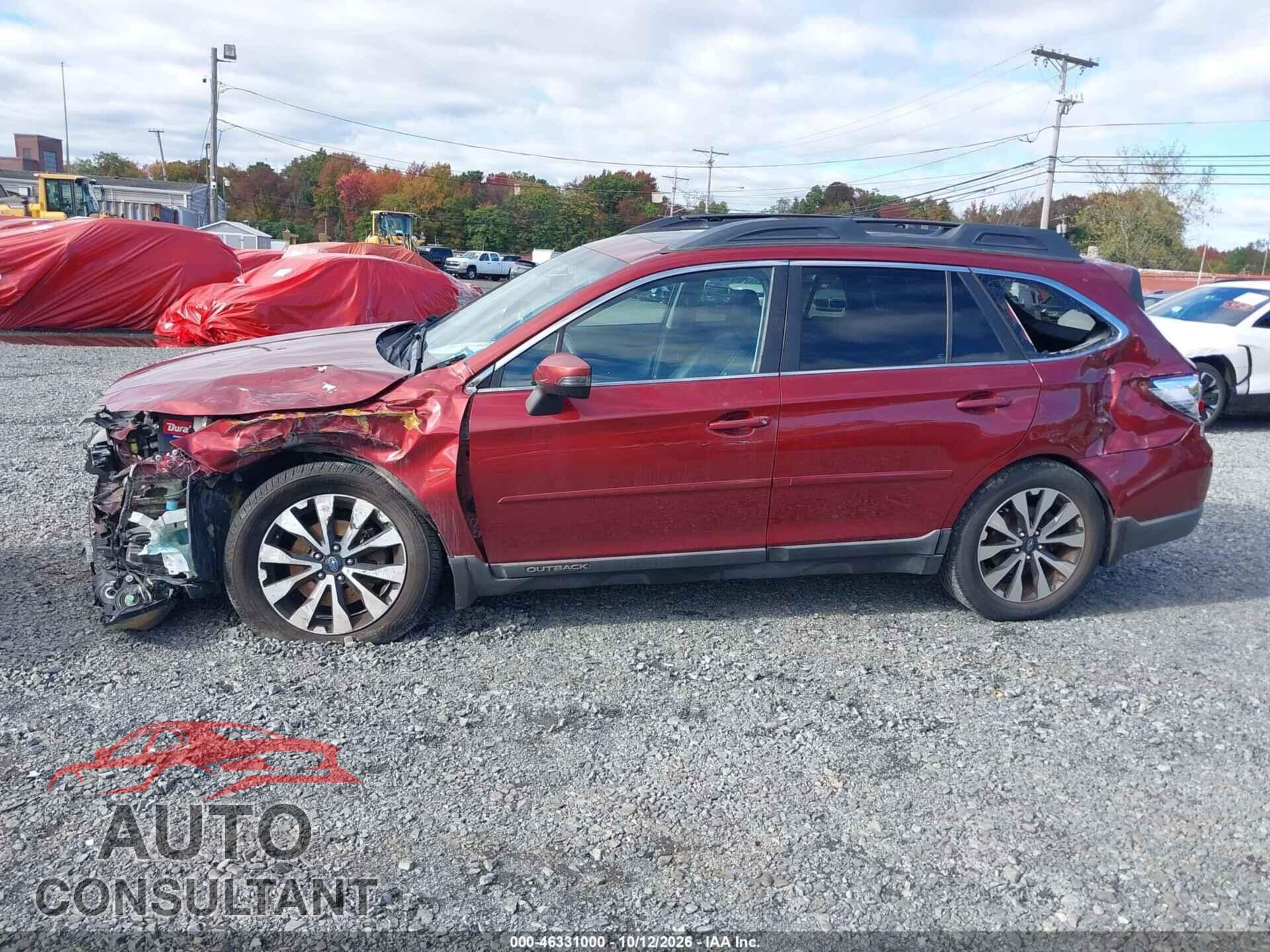 SUBARU OUTBACK 2016 - 4S4BSANC0G3246871