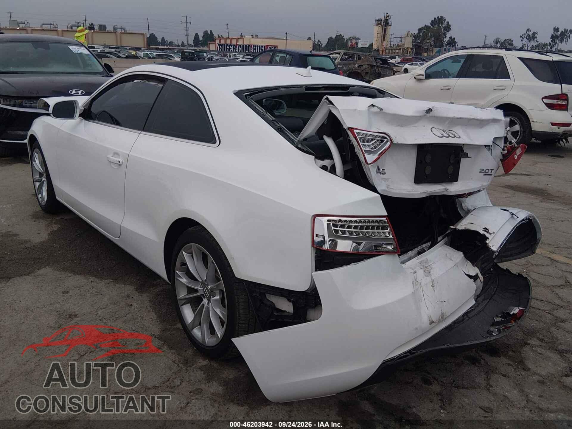 AUDI A5 2013 - WAUCFAFR3DA022112