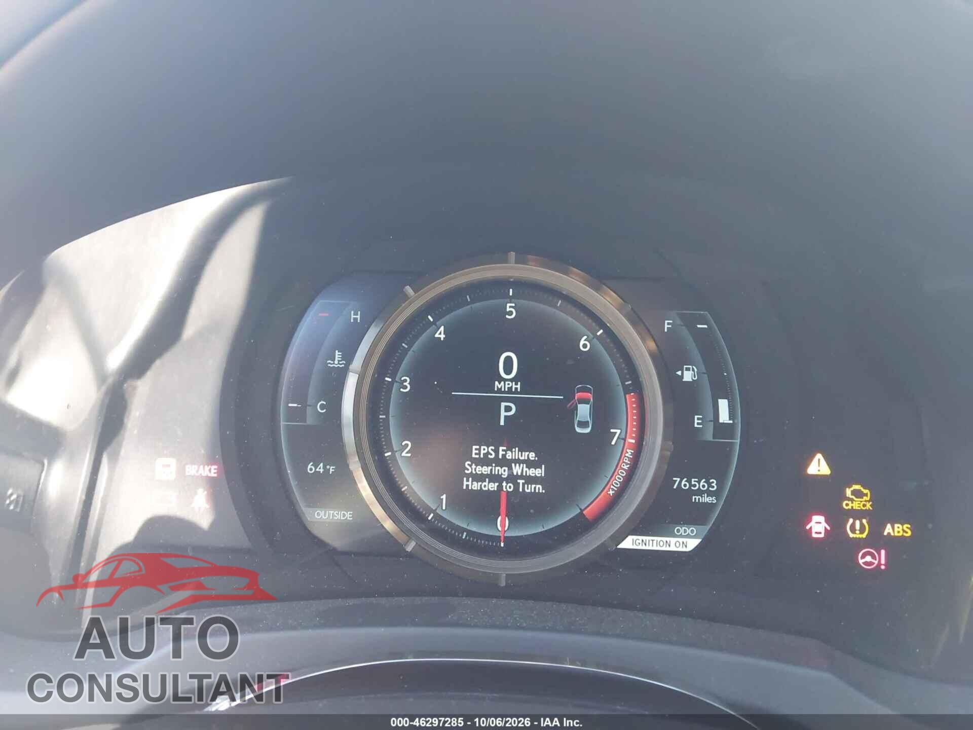 LEXUS IS 250 2014 - JTHBF1D27E5034454