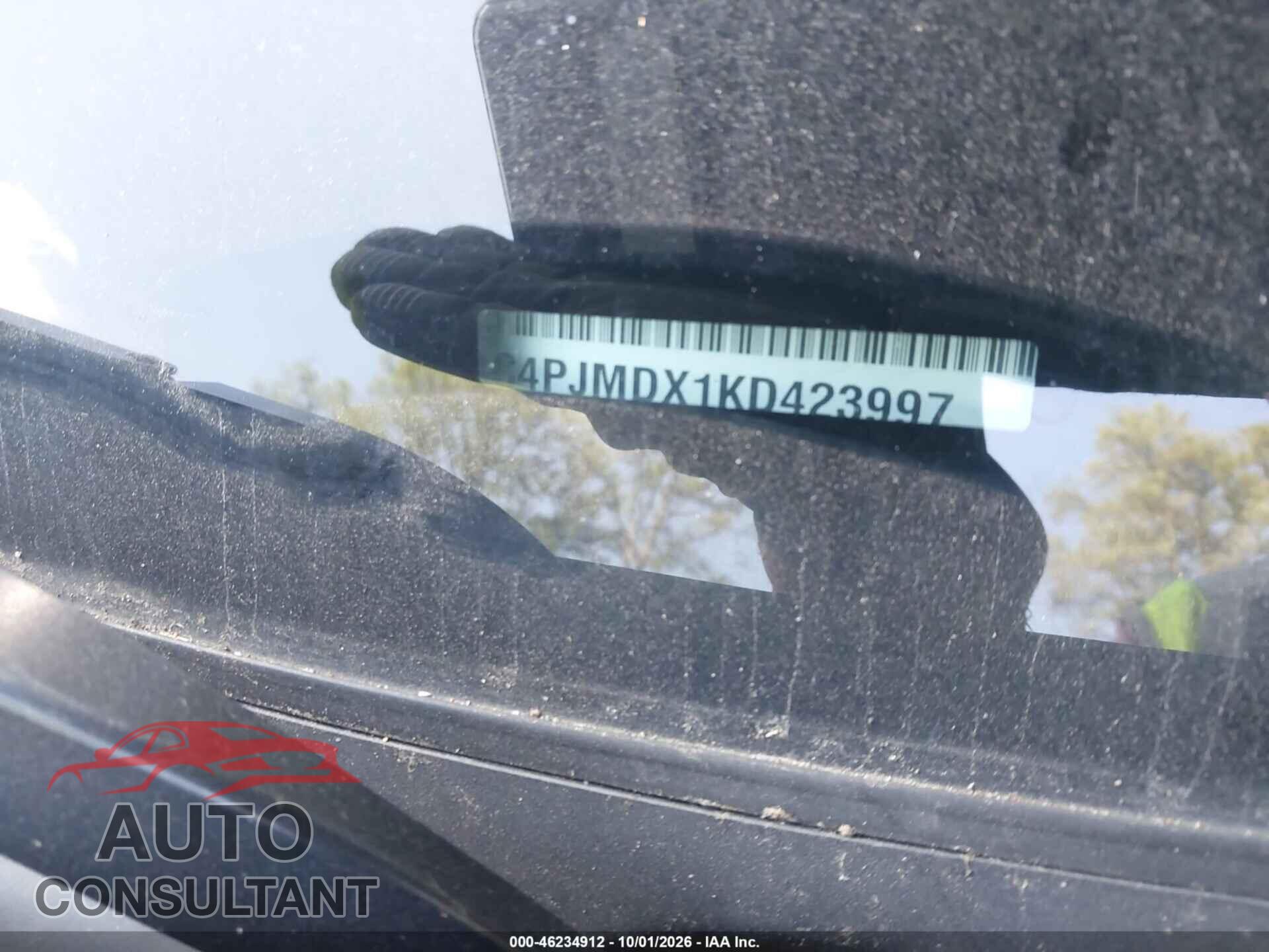 JEEP CHEROKEE 2019 - 1C4PJMDX1KD423997