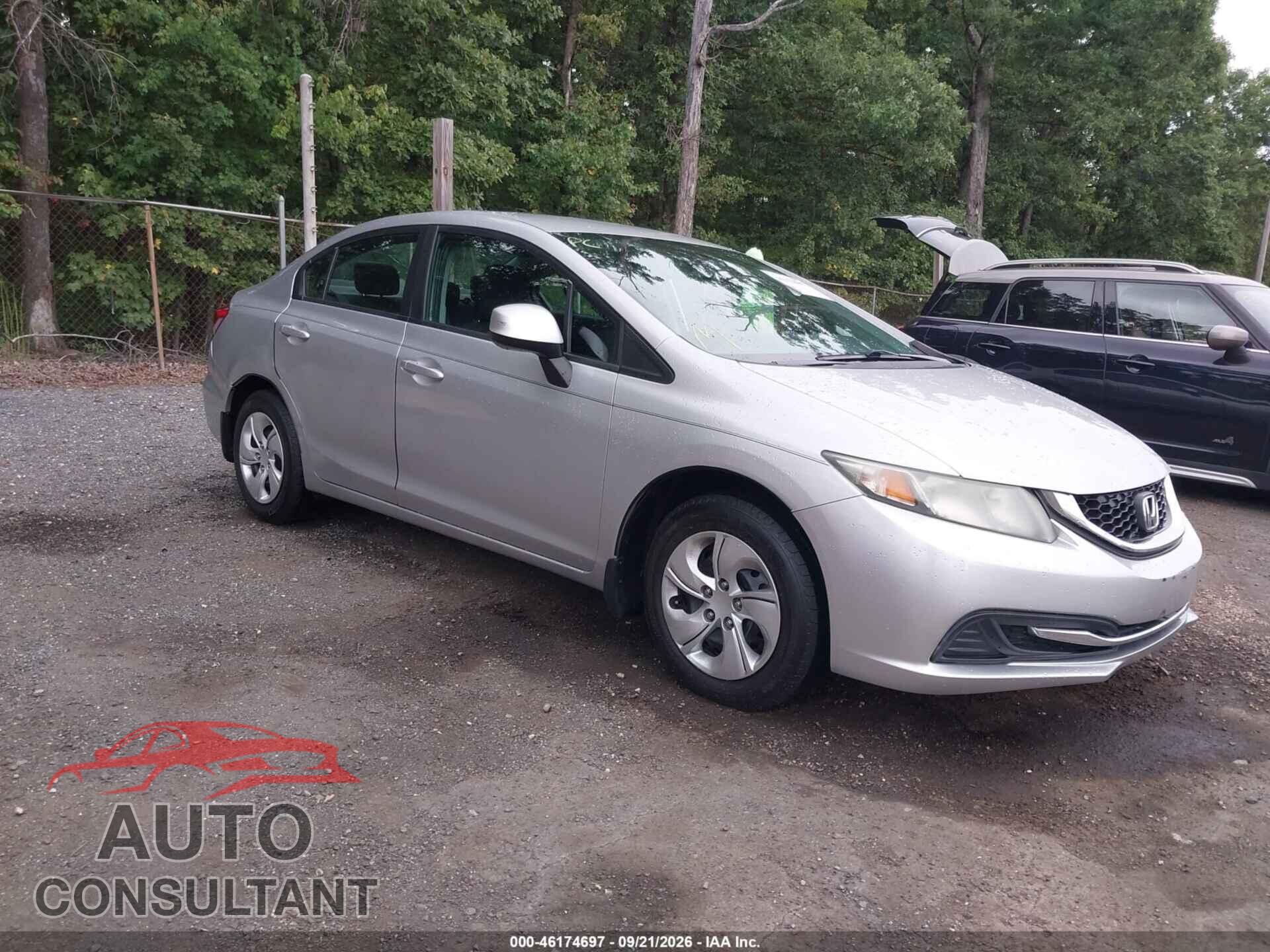 HONDA CIVIC 2013 - 19XFB2F50DE075037