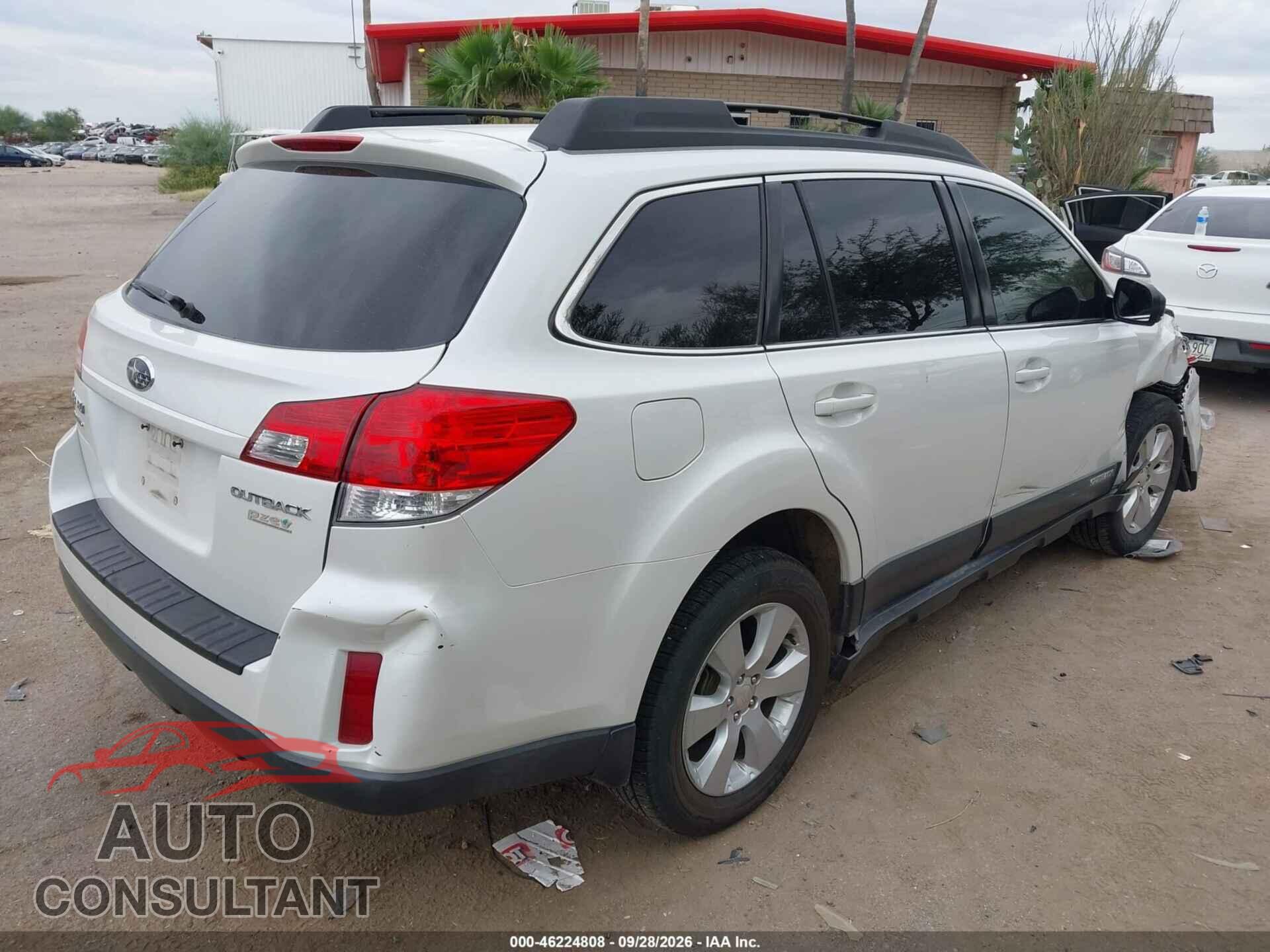 SUBARU OUTBACK 2010 - 4S4BRBCC0A3355133