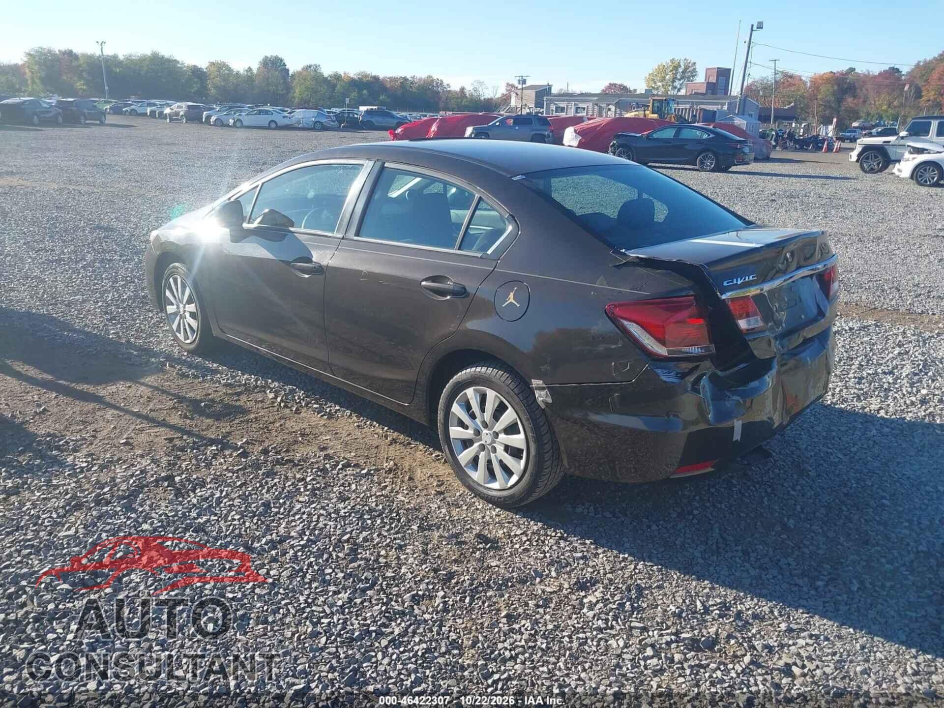 HONDA CIVIC 2013 - 19XFB2F86DE215814
