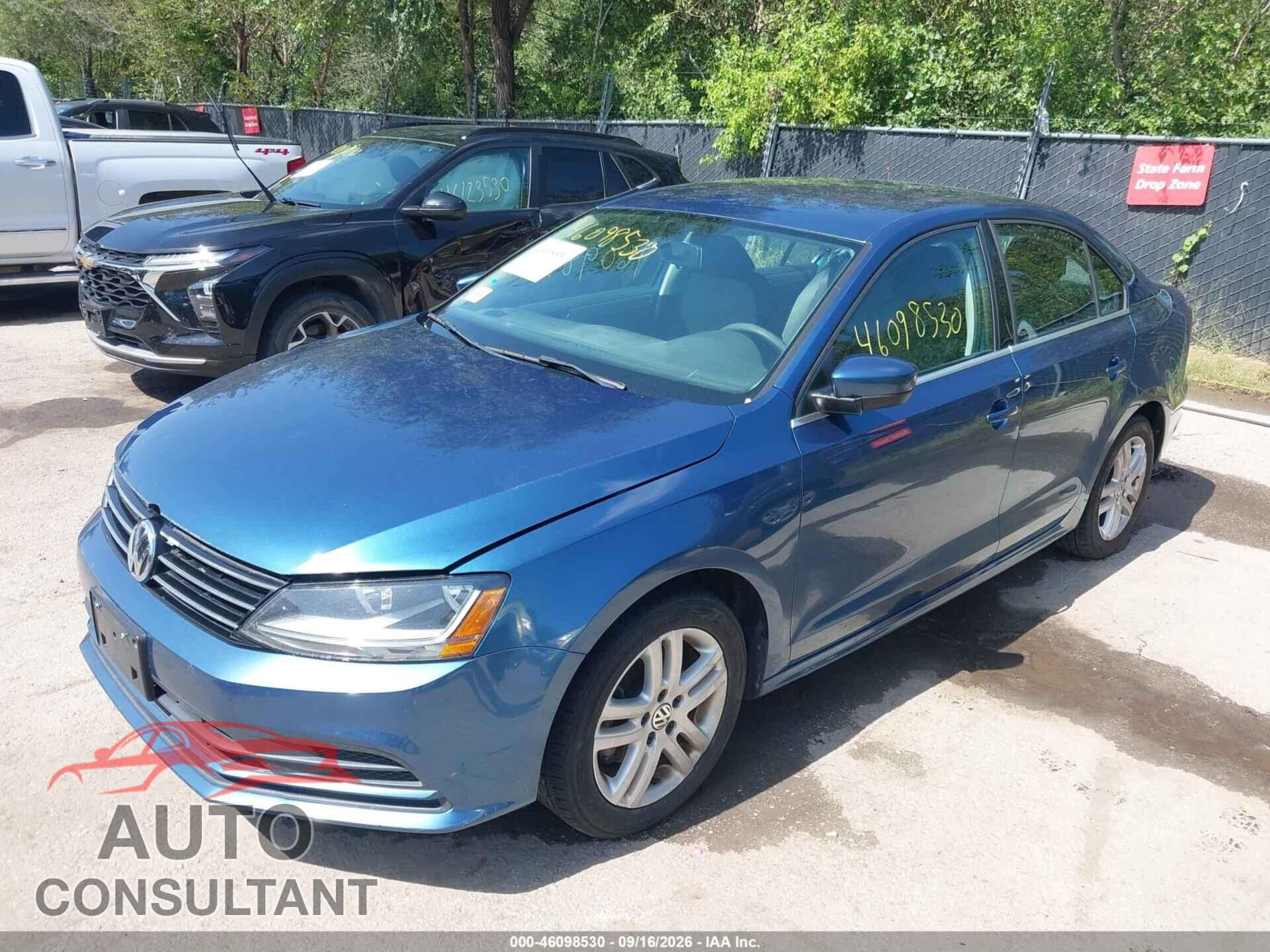 VOLKSWAGEN JETTA 2017 - 3VW2B7AJ4HM346111