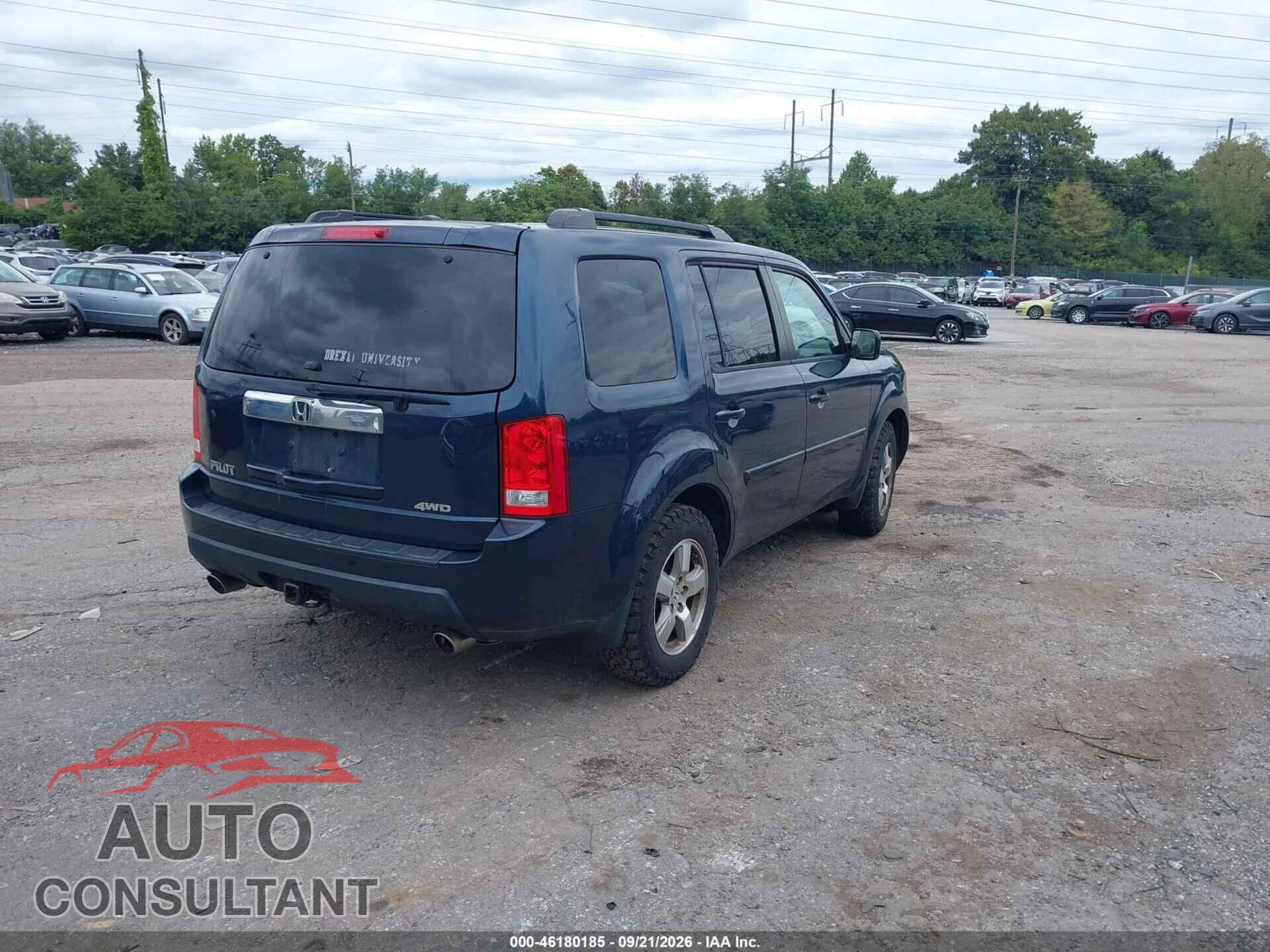 HONDA PILOT 2011 - 5FNYF4H69BB073423