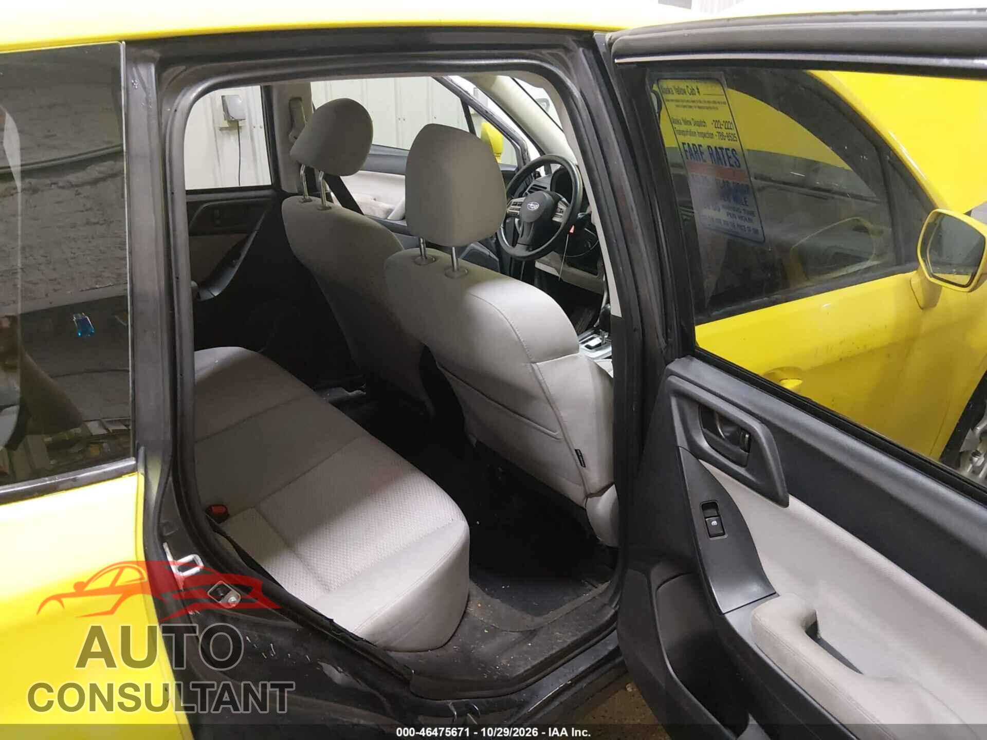 SUBARU FORESTER 2014 - JF2SJAAC2EH501647