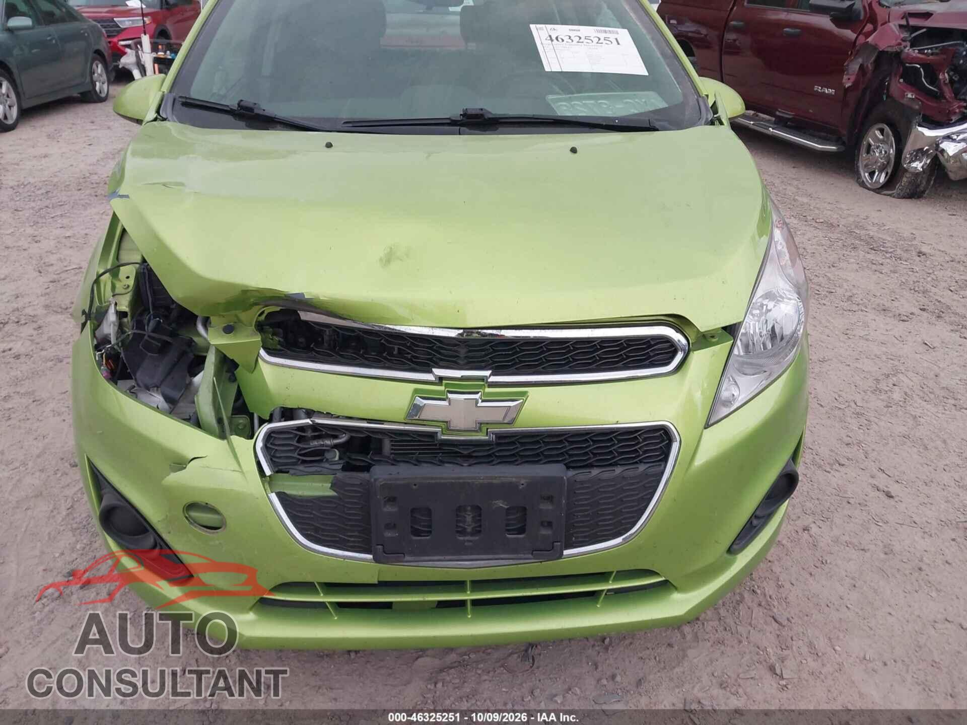 CHEVROLET SPARK 2014 - KL8CB6S95EC413651
