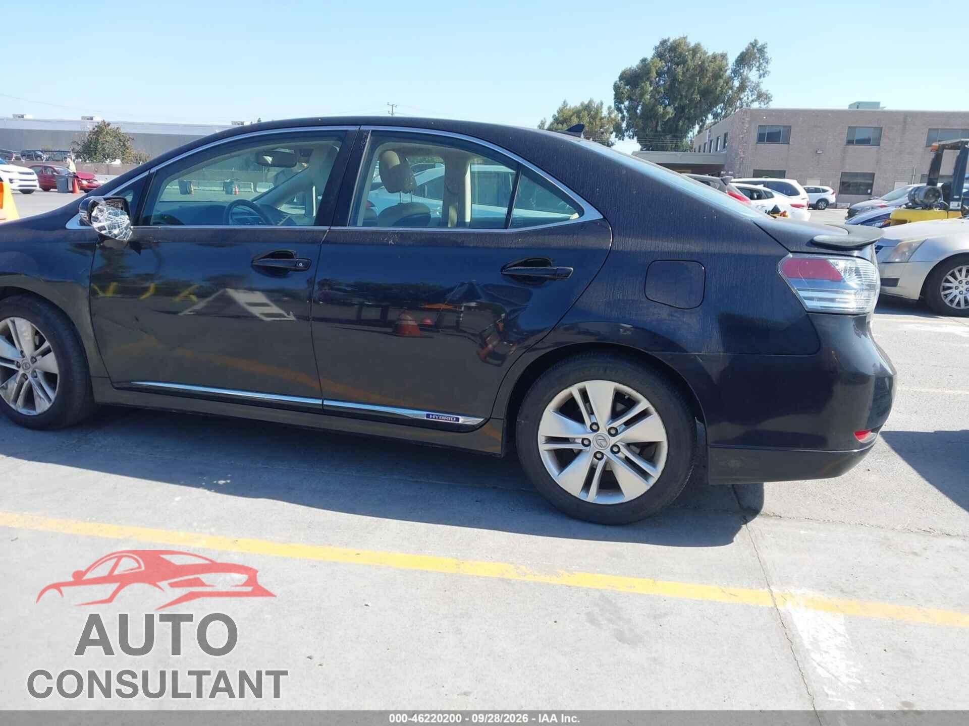 LEXUS HS 250H 2010 - JTHBB1BAXA2000994
