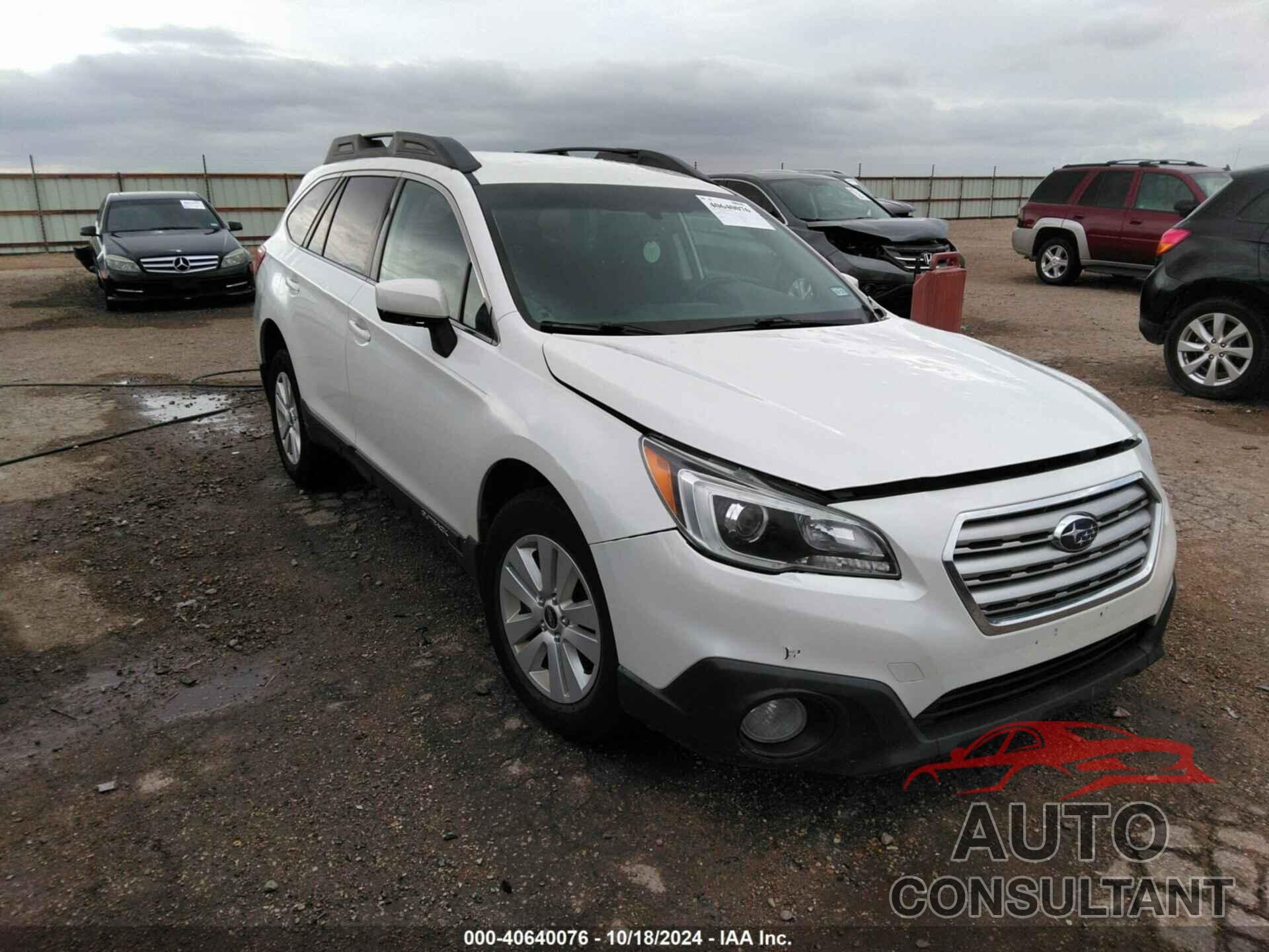 SUBARU OUTBACK 2016 - 4S4BSACC0G3234805