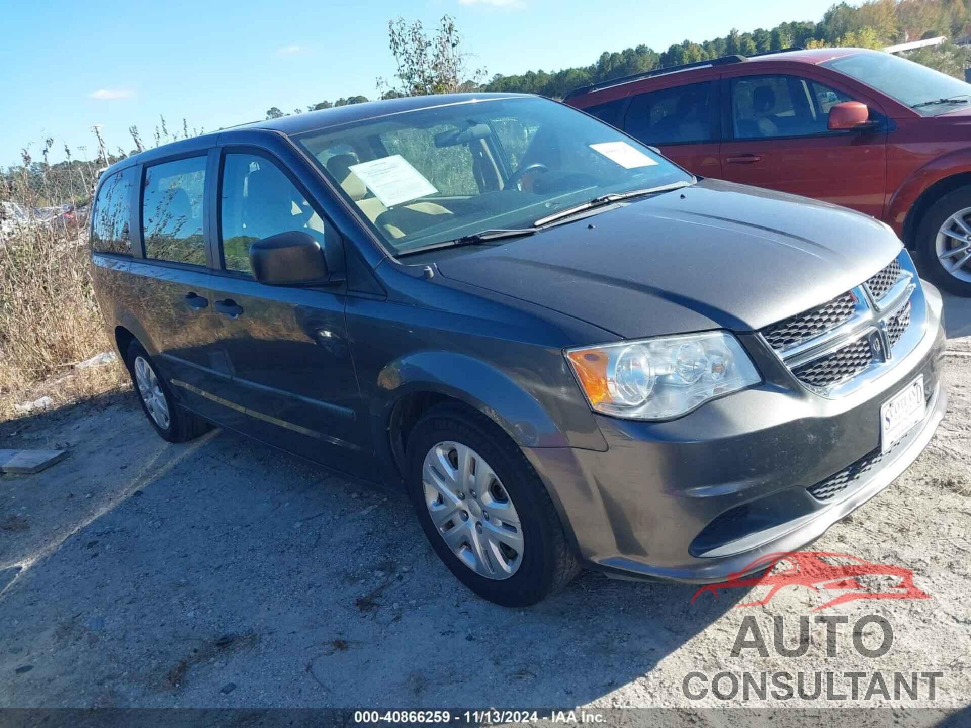 DODGE GRAND CARAVAN 2016 - 2C4RDGBG7GR316848
