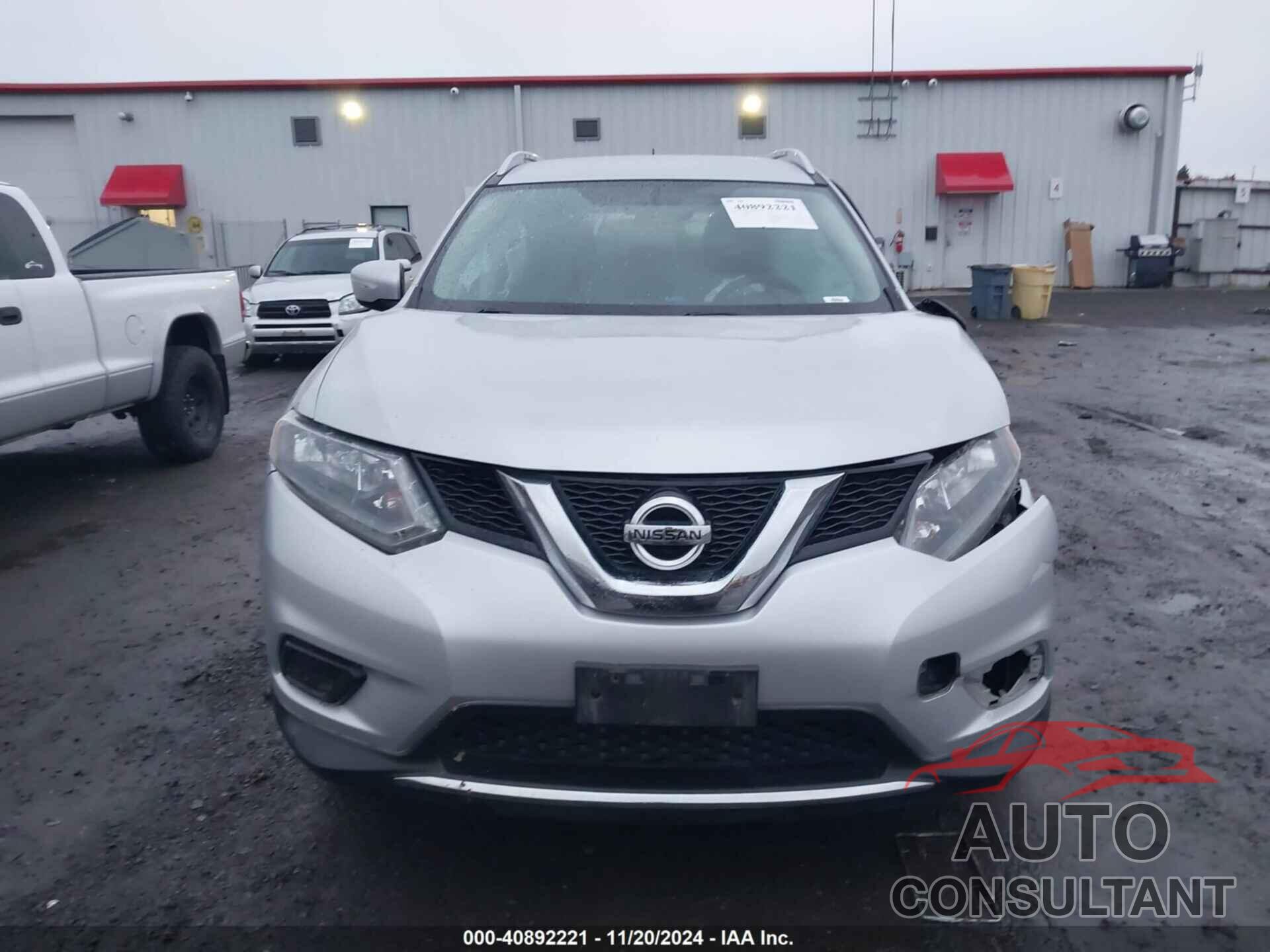 NISSAN ROGUE 2015 - KNMAT2MVXFP512409
