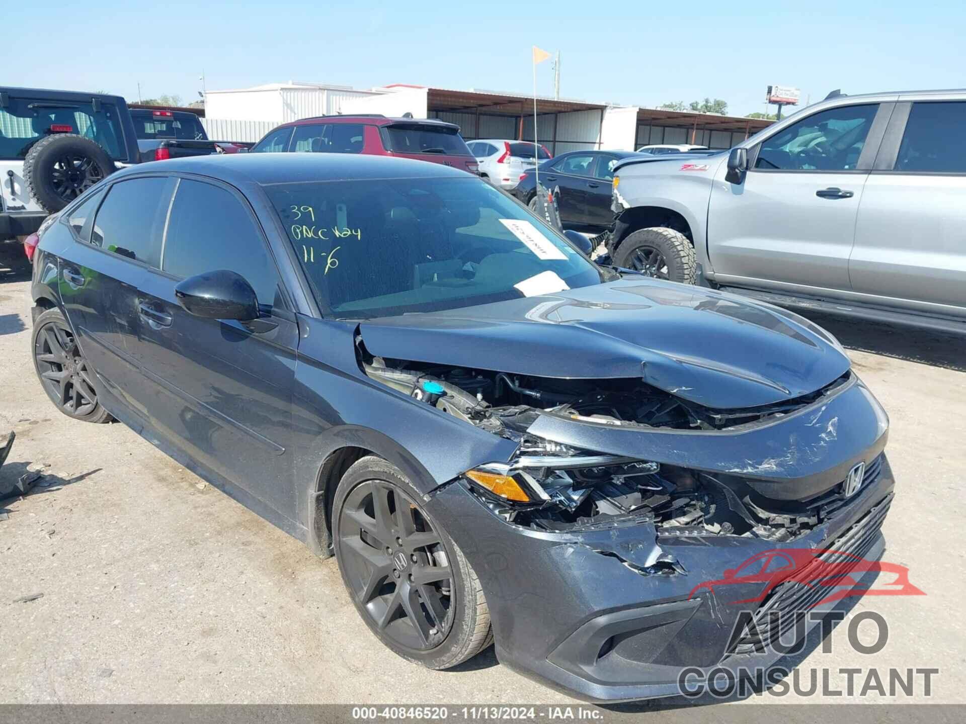 HONDA CIVIC 2022 - 2HGFE2F57NH586601