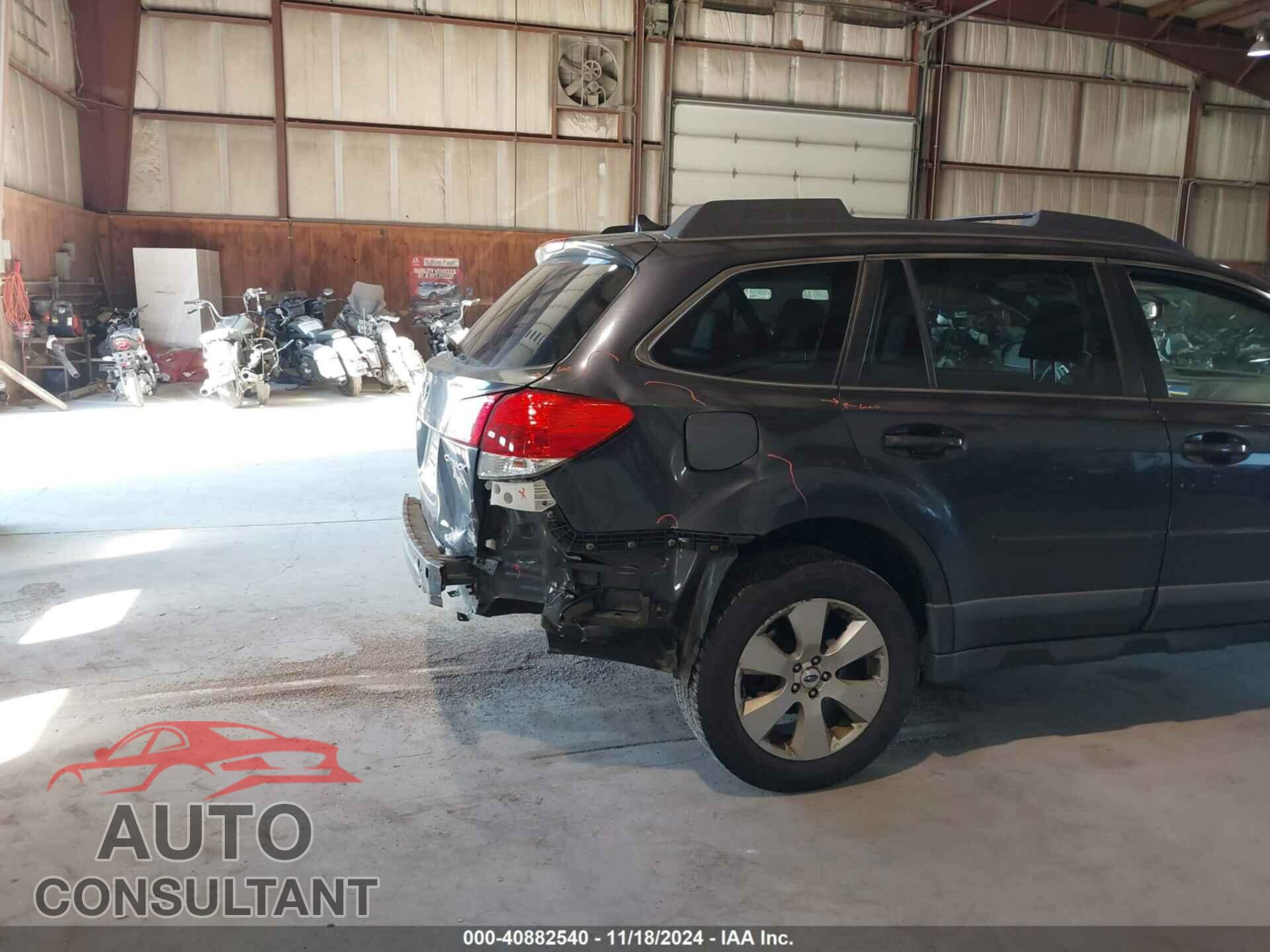 SUBARU OUTBACK 2012 - 4S4BRBLC4C3261209
