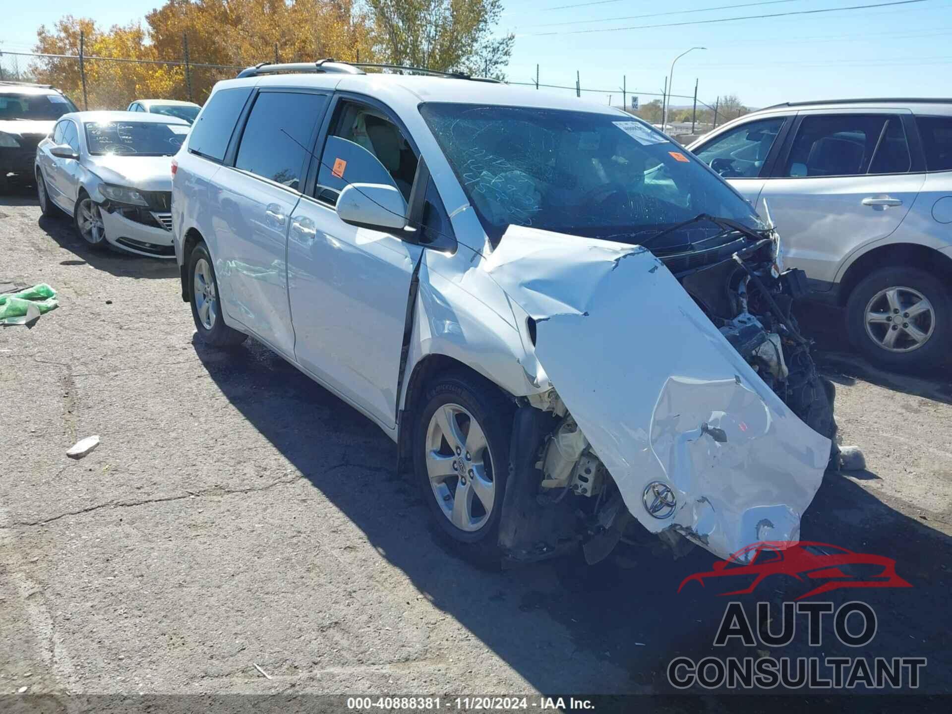 TOYOTA SIENNA 2012 - 5TDKK3DCXCS211331