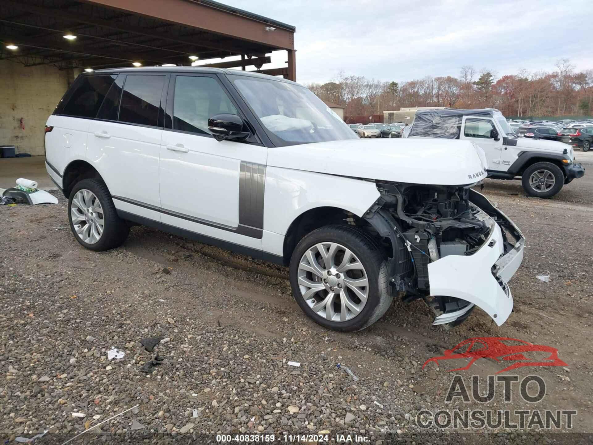 LAND ROVER RANGE ROVER 2019 - SALGS2SV3KA555236