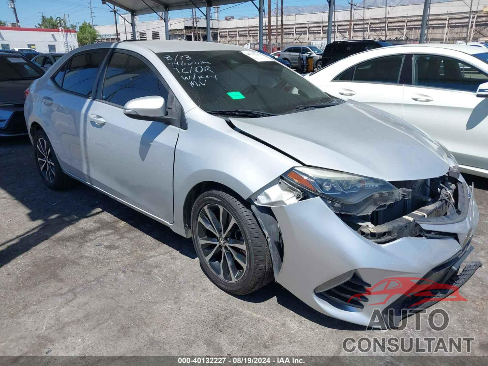 TOYOTA COROLLA 2017 - 5YFBURHE0HP691856