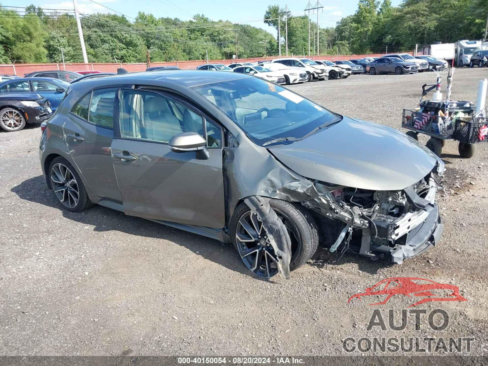 TOYOTA COROLLA 2019 - JTNK4RBE7K3049915