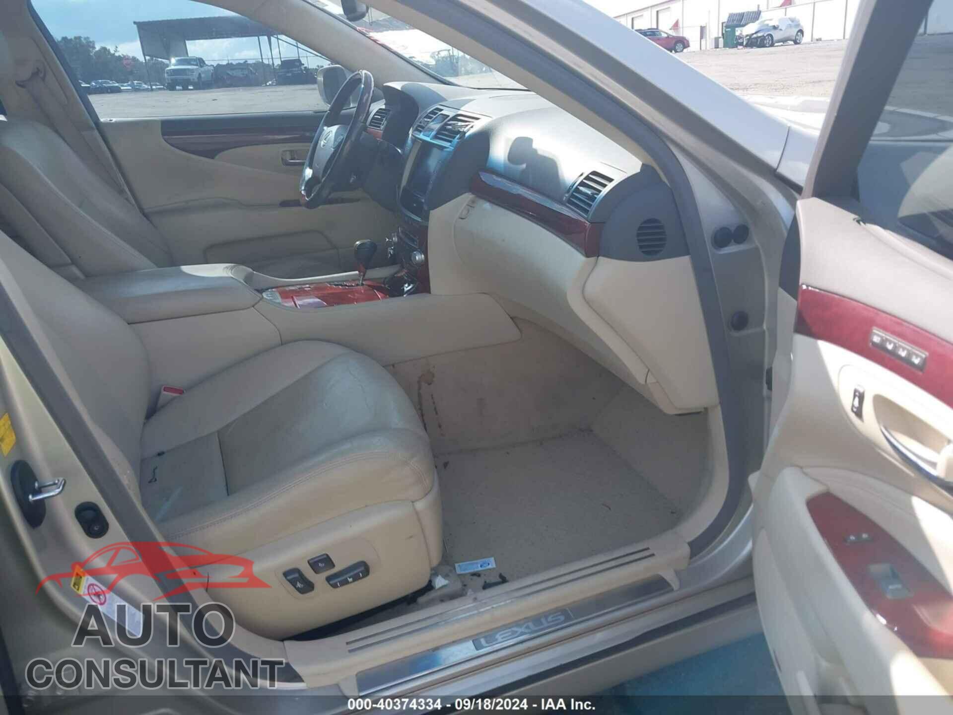 LEXUS LS 460 2010 - JTHGL5EF8A5040359