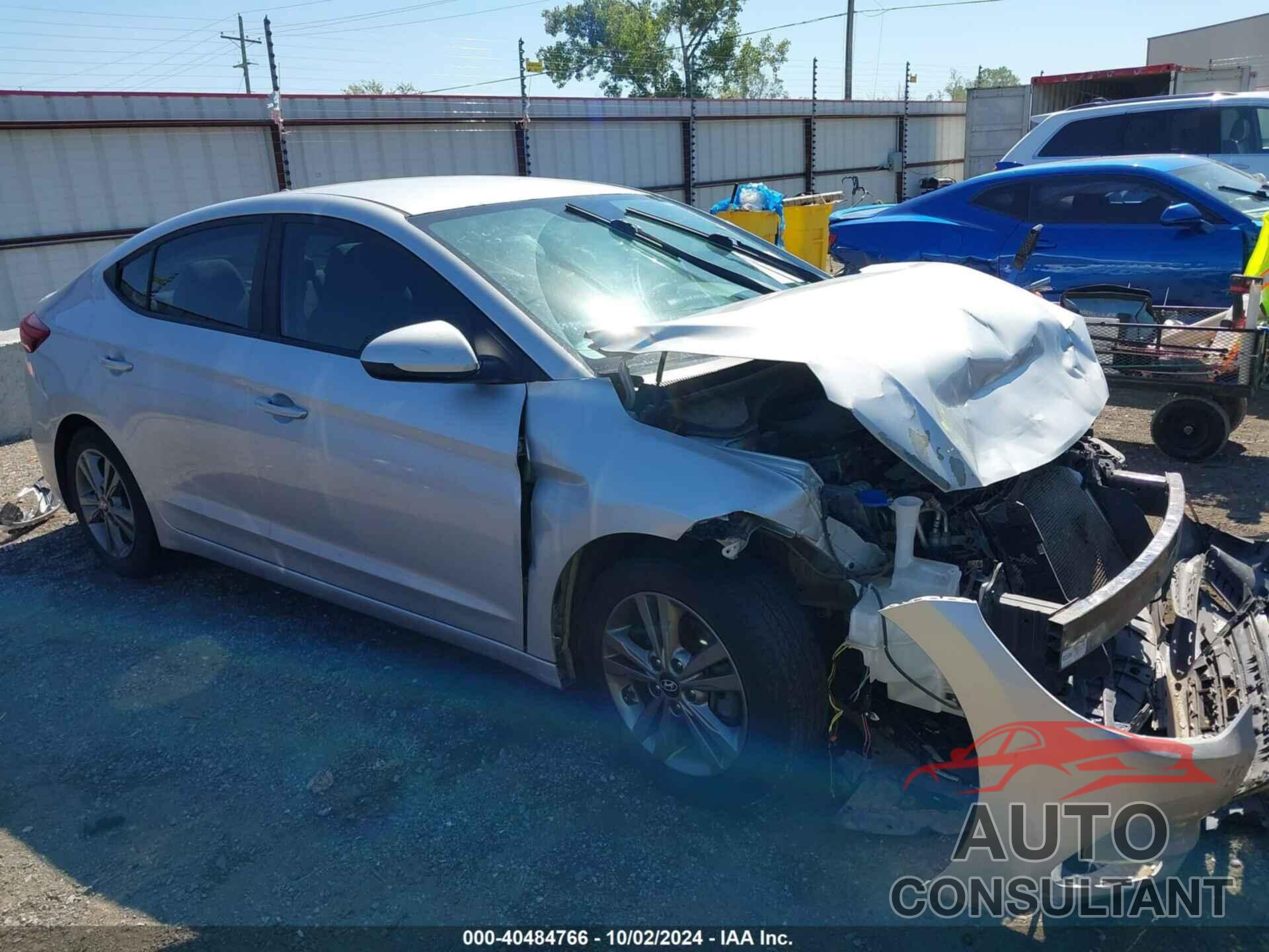 HYUNDAI ELANTRA 2018 - 5NPD84LF2JH264469