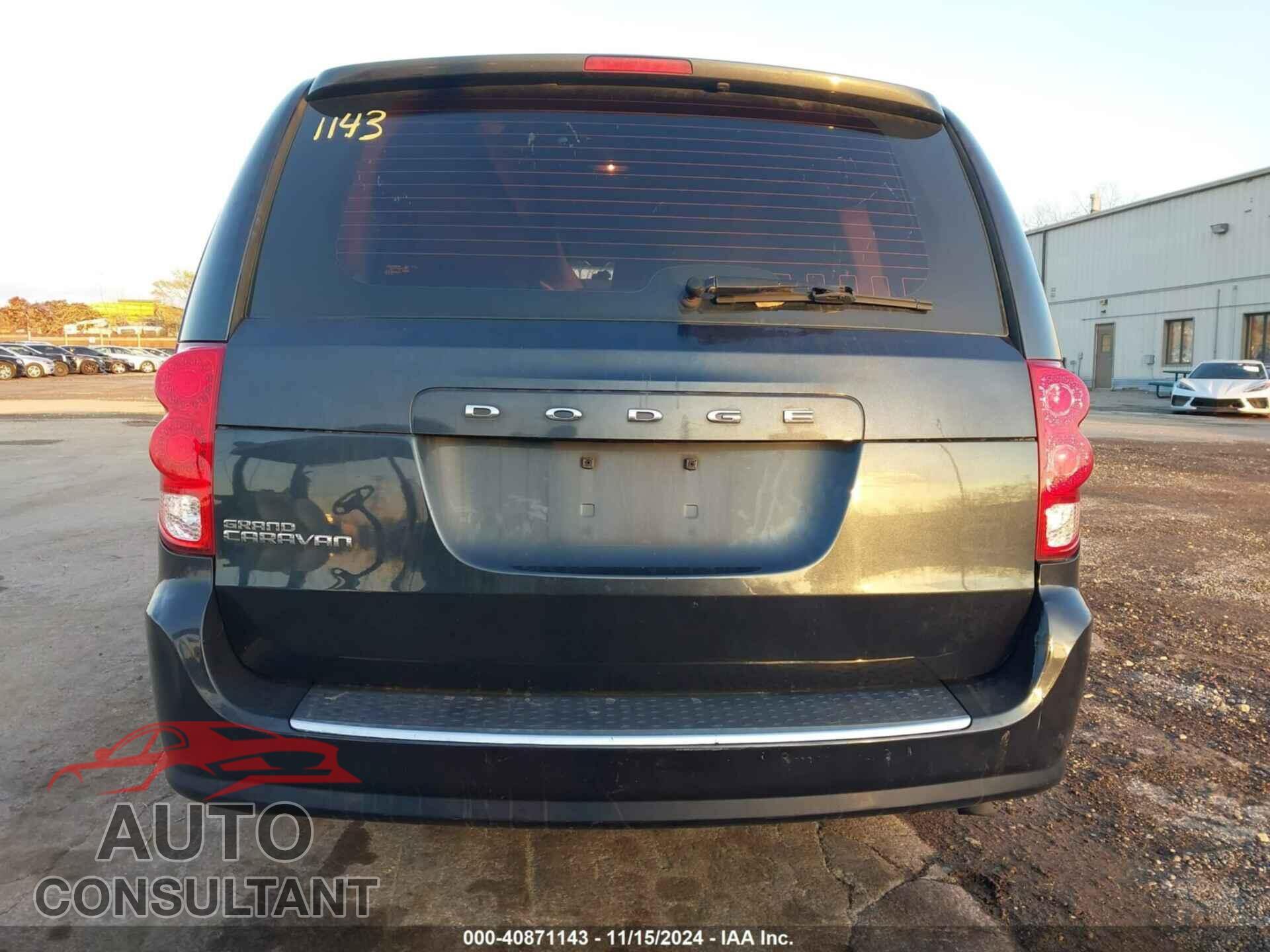 DODGE GRAND CARAVAN 2013 - 2C4RDGBG0DR615593