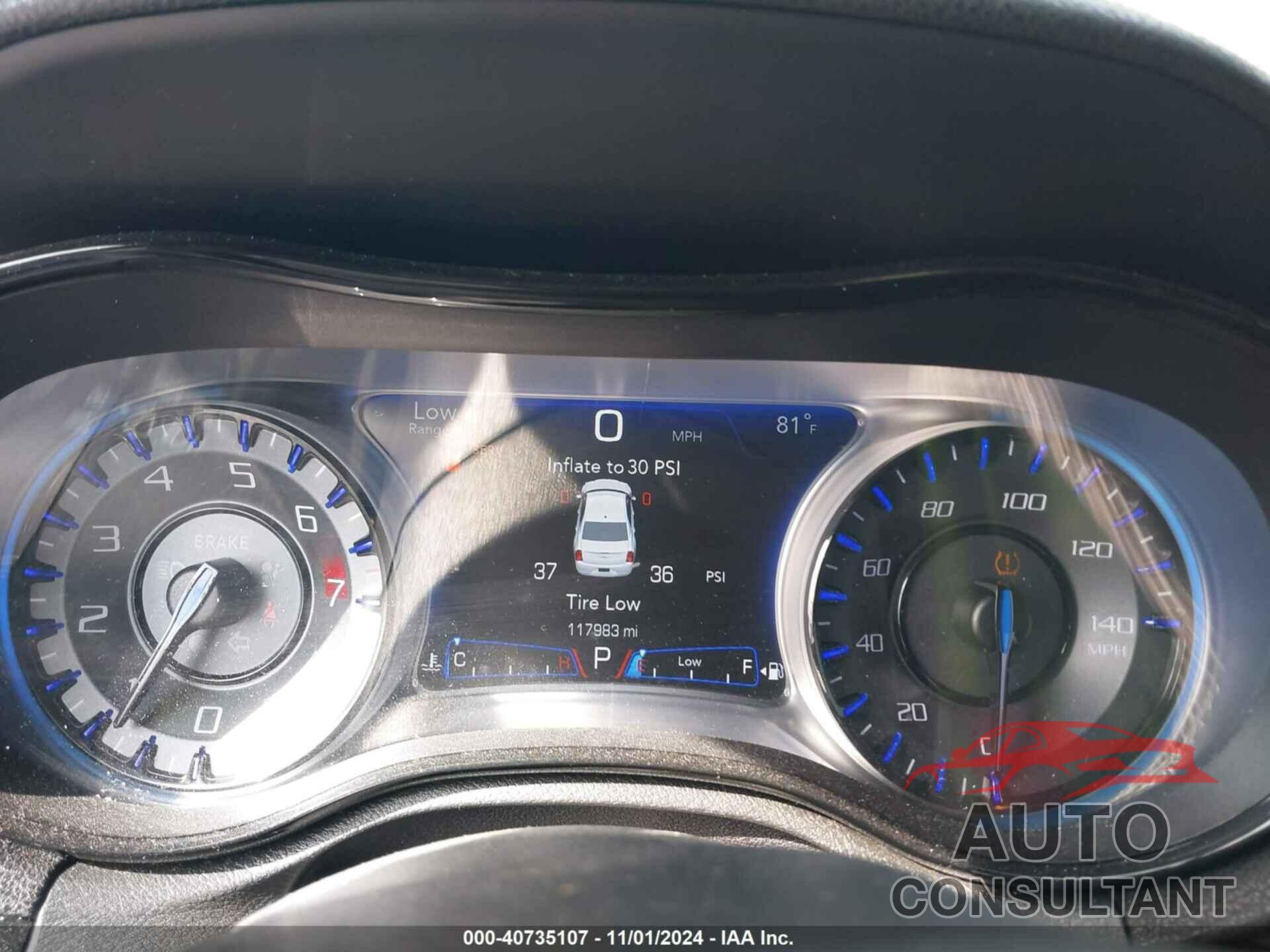 CHRYSLER 300 2017 - 2C3CCAGG9HH534722