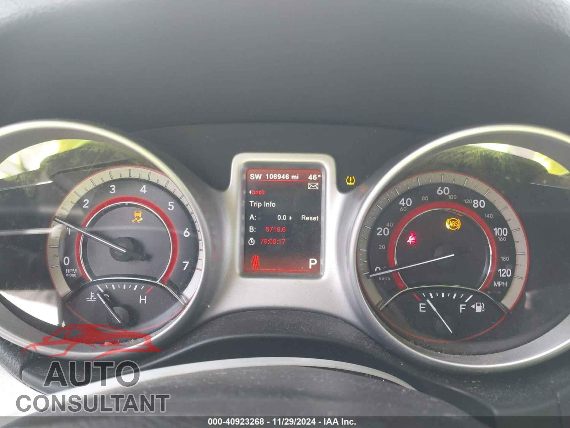 DODGE JOURNEY 2017 - 3C4PDCAB4HT560123