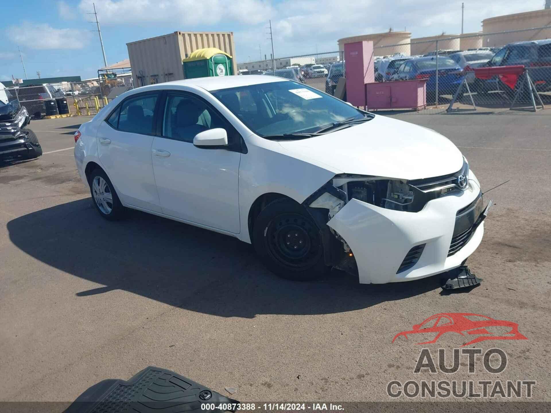 TOYOTA COROLLA 2016 - 5YFBURHE5GP403165