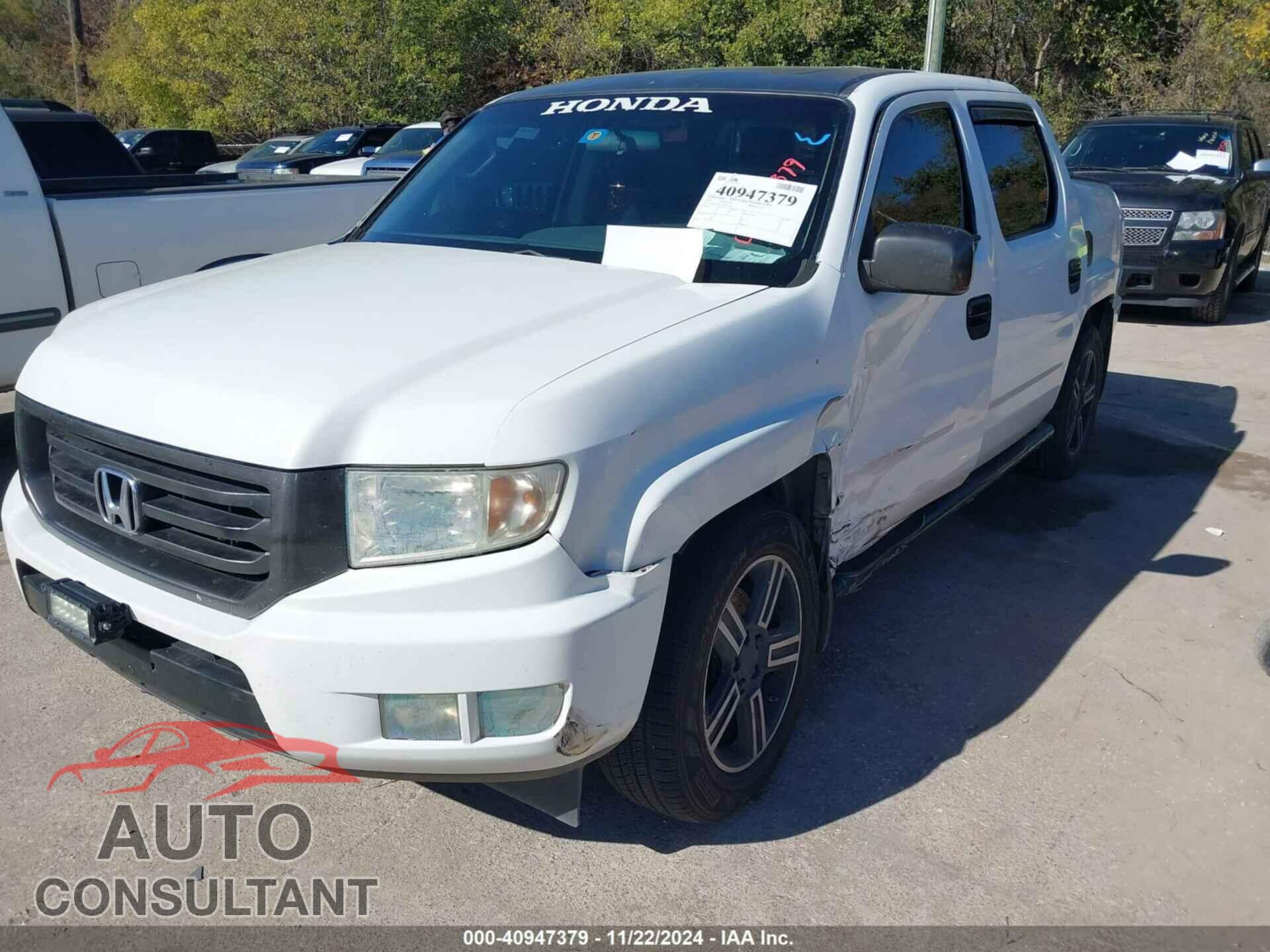 HONDA RIDGELINE 2012 - 5FPYK1F55CB452755