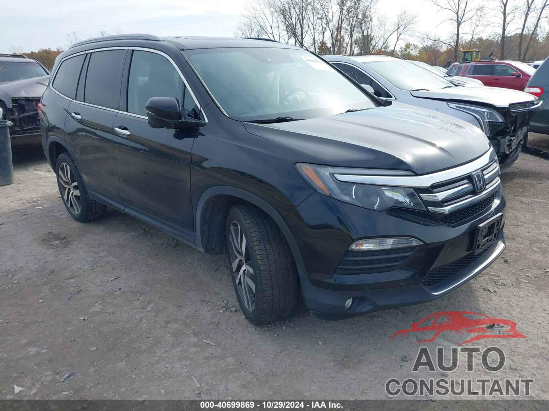 HONDA PILOT 2016 - 5FNYF6H90GB117905