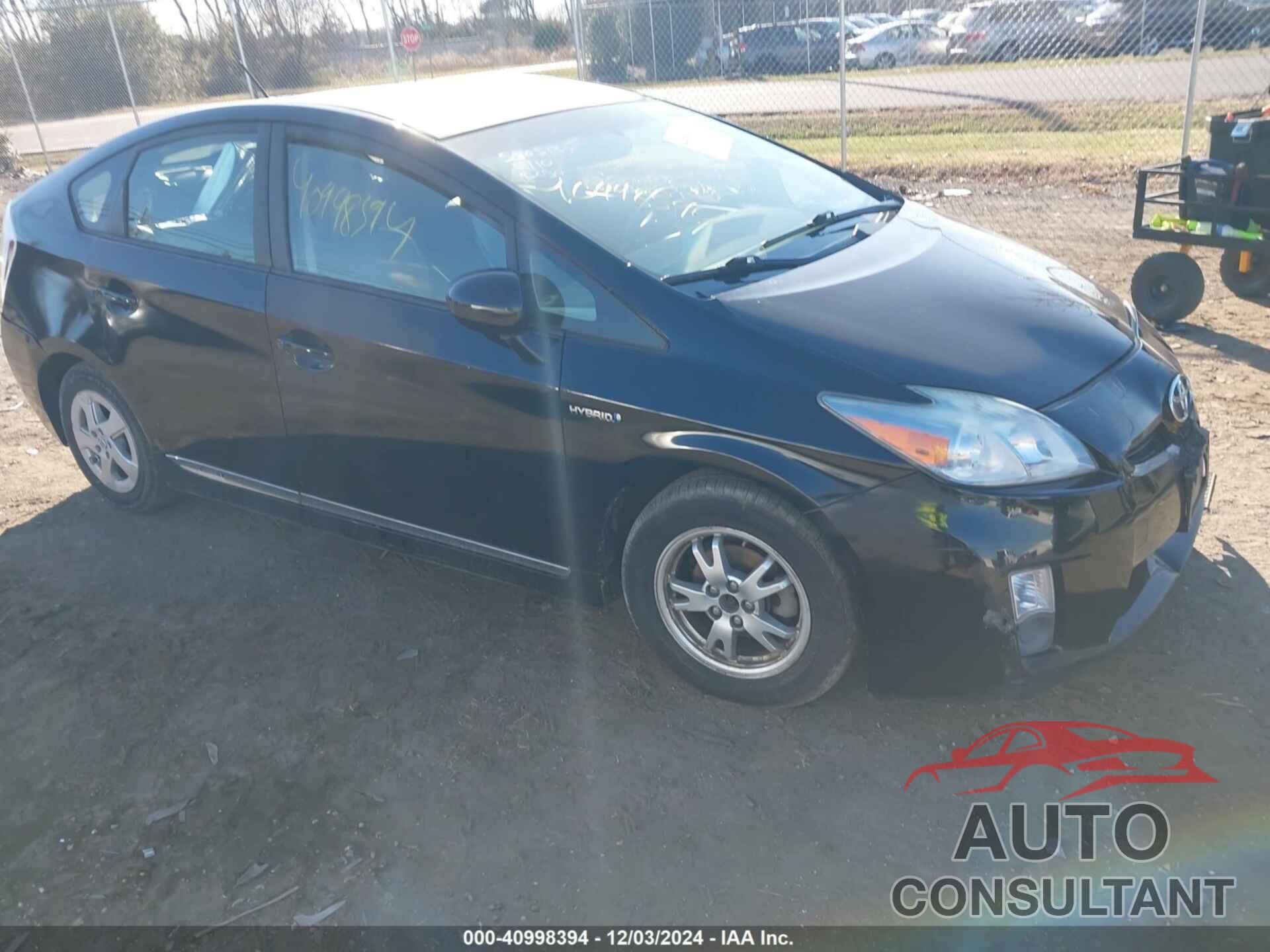TOYOTA PRIUS 2011 - JTDKN3DU9B5341749