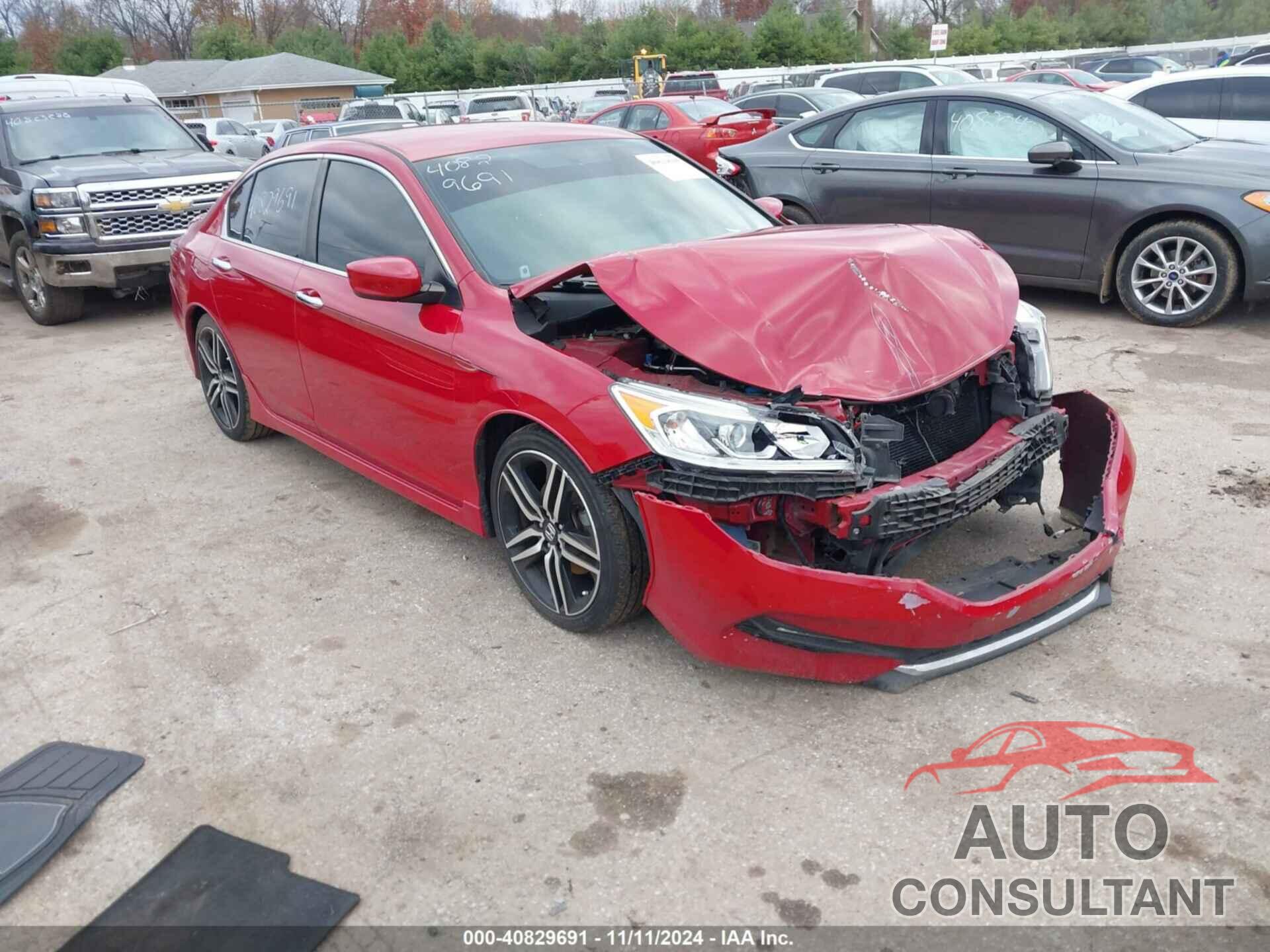 HONDA ACCORD 2017 - 1HGCR2F56HA138389