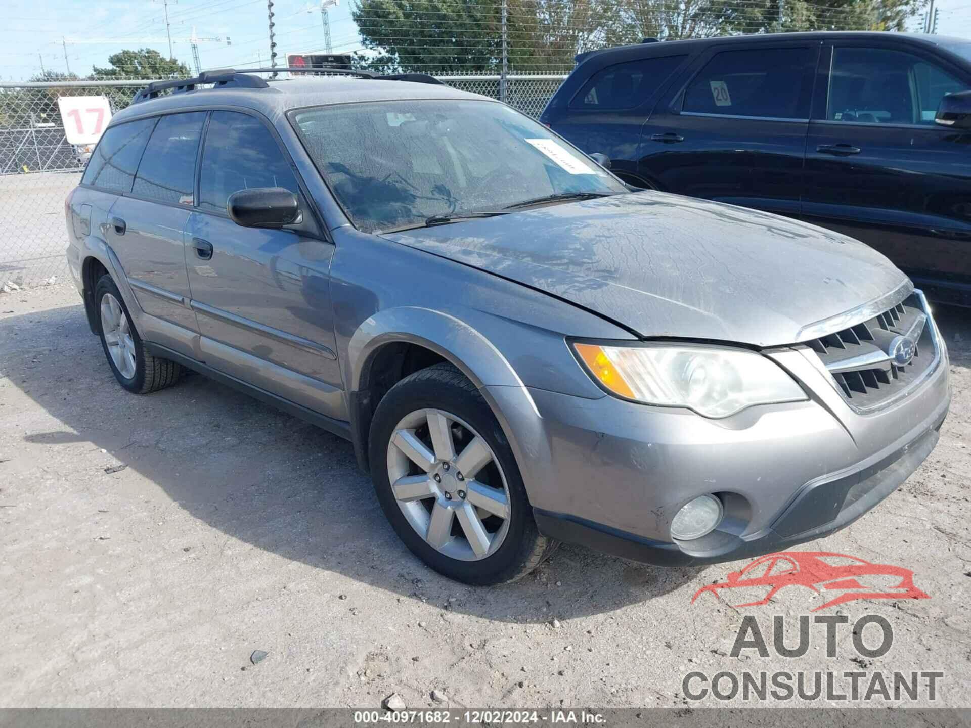 SUBARU OUTBACK 2009 - 4S4BP61C597327039