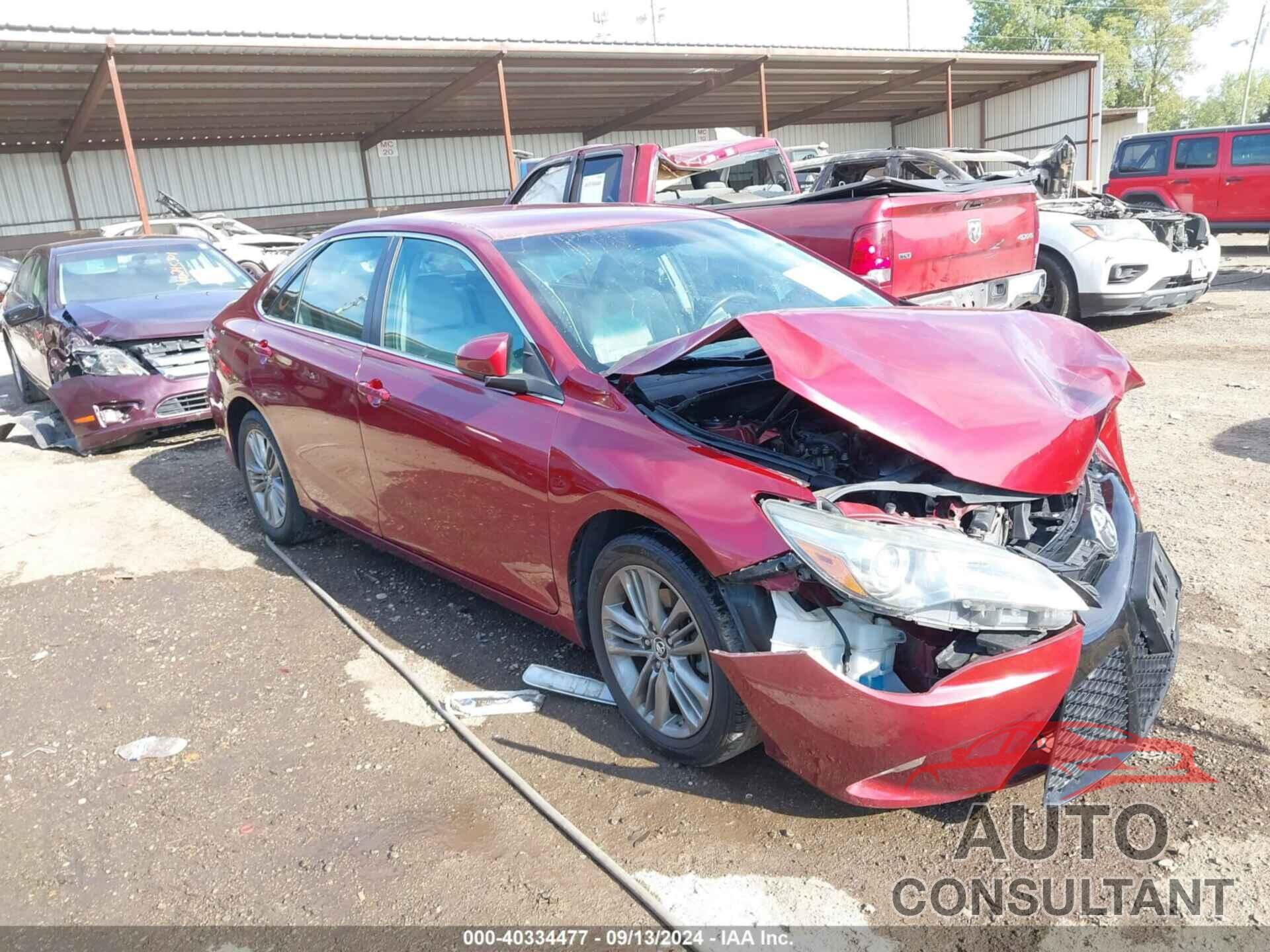 TOYOTA CAMRY 2016 - 4T1BF1FK3GU549700