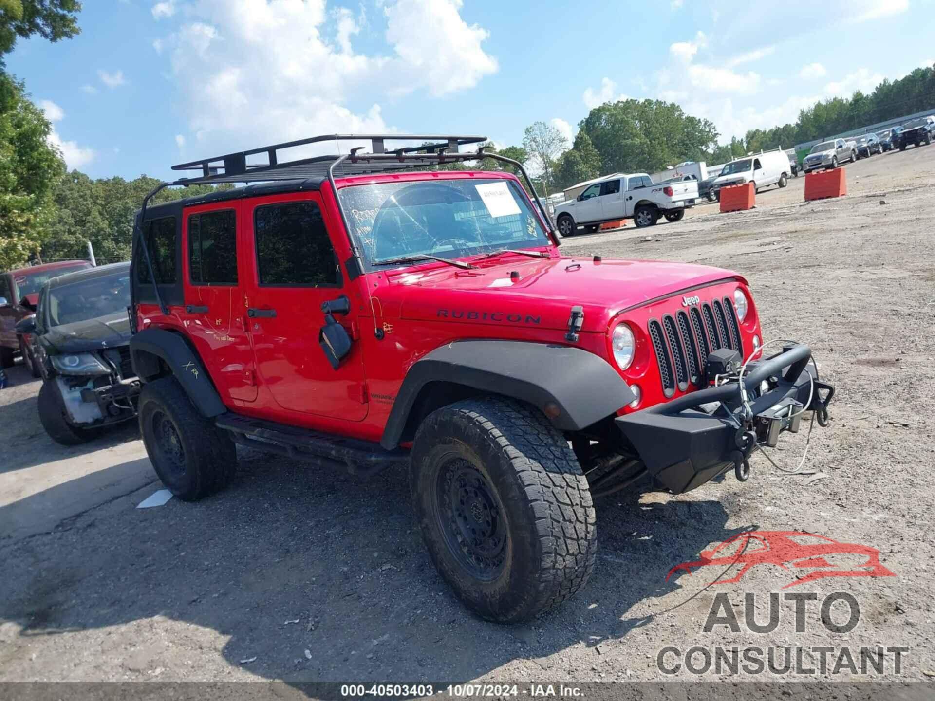 JEEP WRANGLER UNLIMITED 2016 - 1C4HJWFG7GL128994