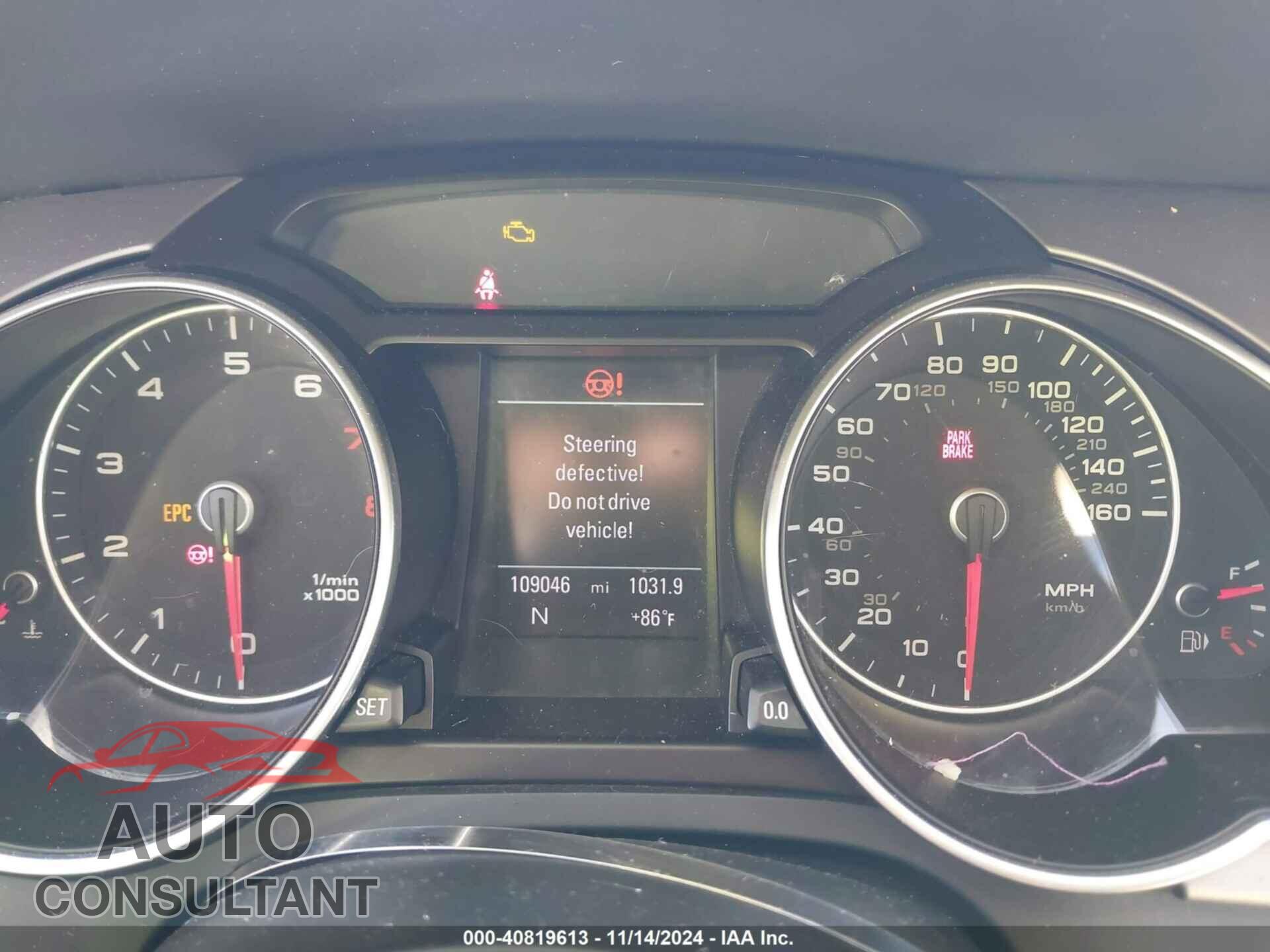 AUDI A5 2013 - WAULFAFR1DA023047