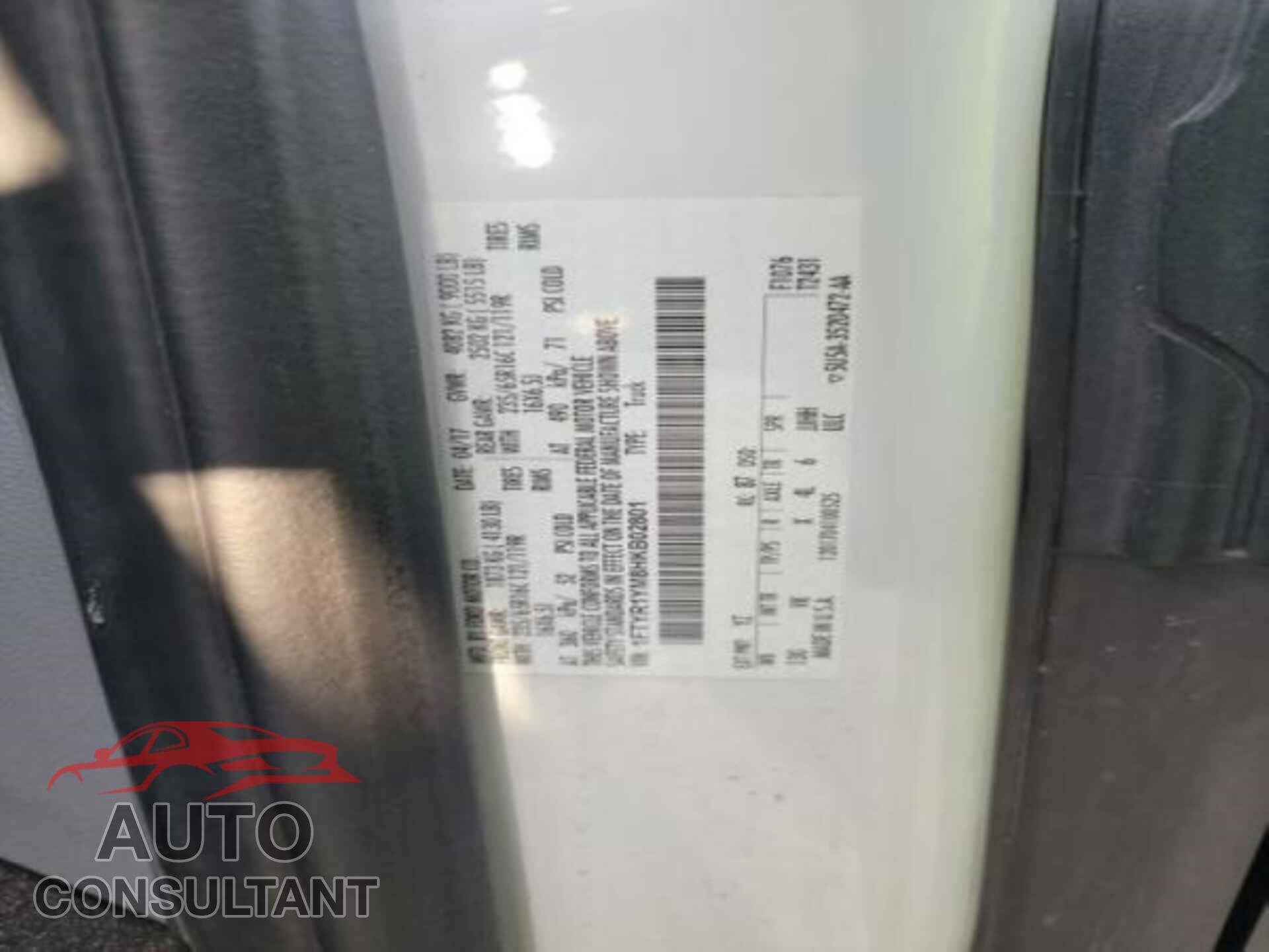 FORD TRANSIT-250 2017 - 1FTYR1YM8HKB02801