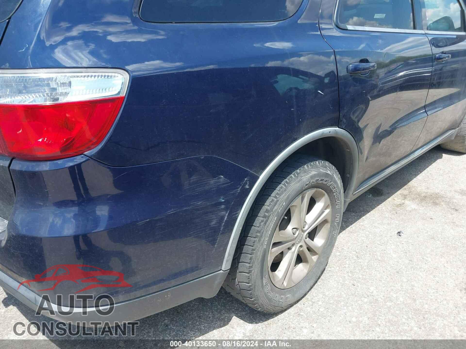 DODGE DURANGO 2012 - 1C4RDHAG8CC206661