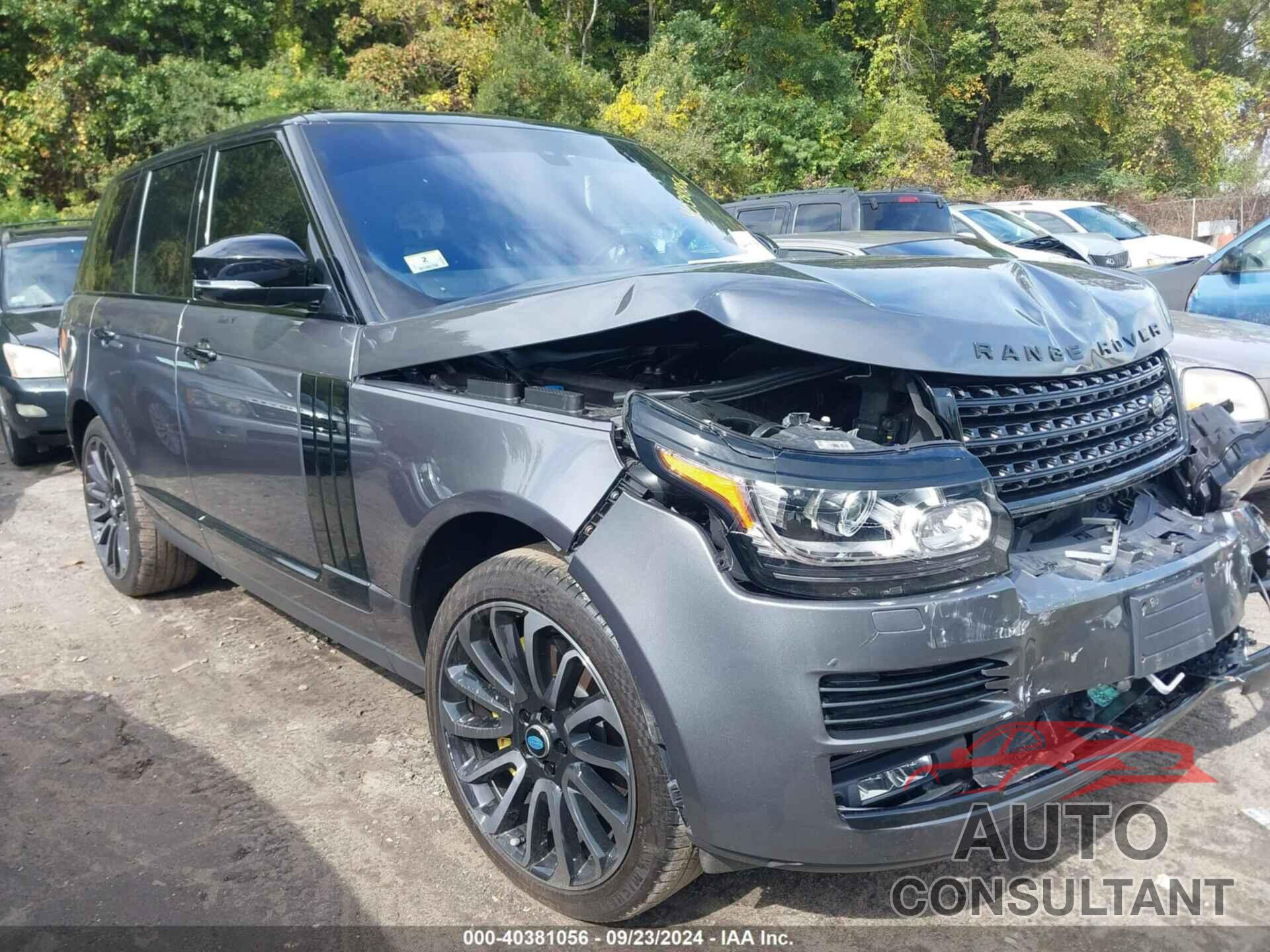 LAND ROVER RANGE ROVER 2016 - SALGS2EF3GA269429